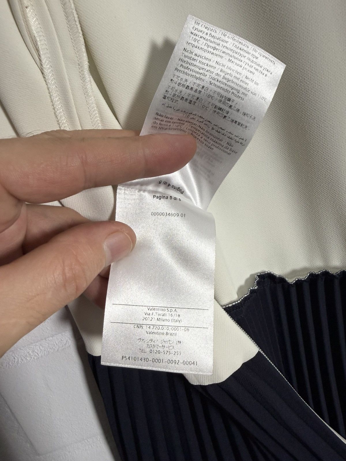 RED Valentino Red Valentino Women's Long Dress White\Blue Size 40 XS Size S / US 4 / IT 40 - 11 Thumbnail