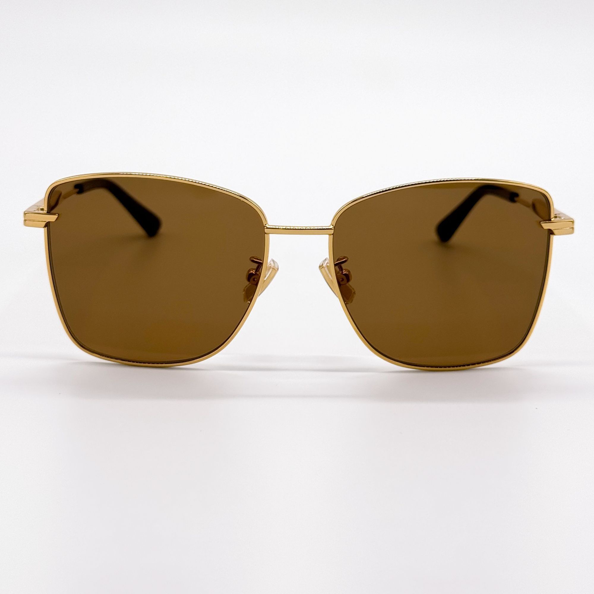 Bottega Veneta NEW BOTTEGA VENETA SUNGLASSES BV1237S 002 WOMEN GOLD EYEWEAR Size ONE SIZE - 2 Thumbnail