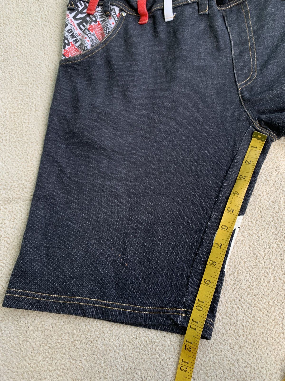 Japanese Brand × Vintage vtg y2k fogaty house double waist denim short pants Size US 35 - 15 Thumbnail