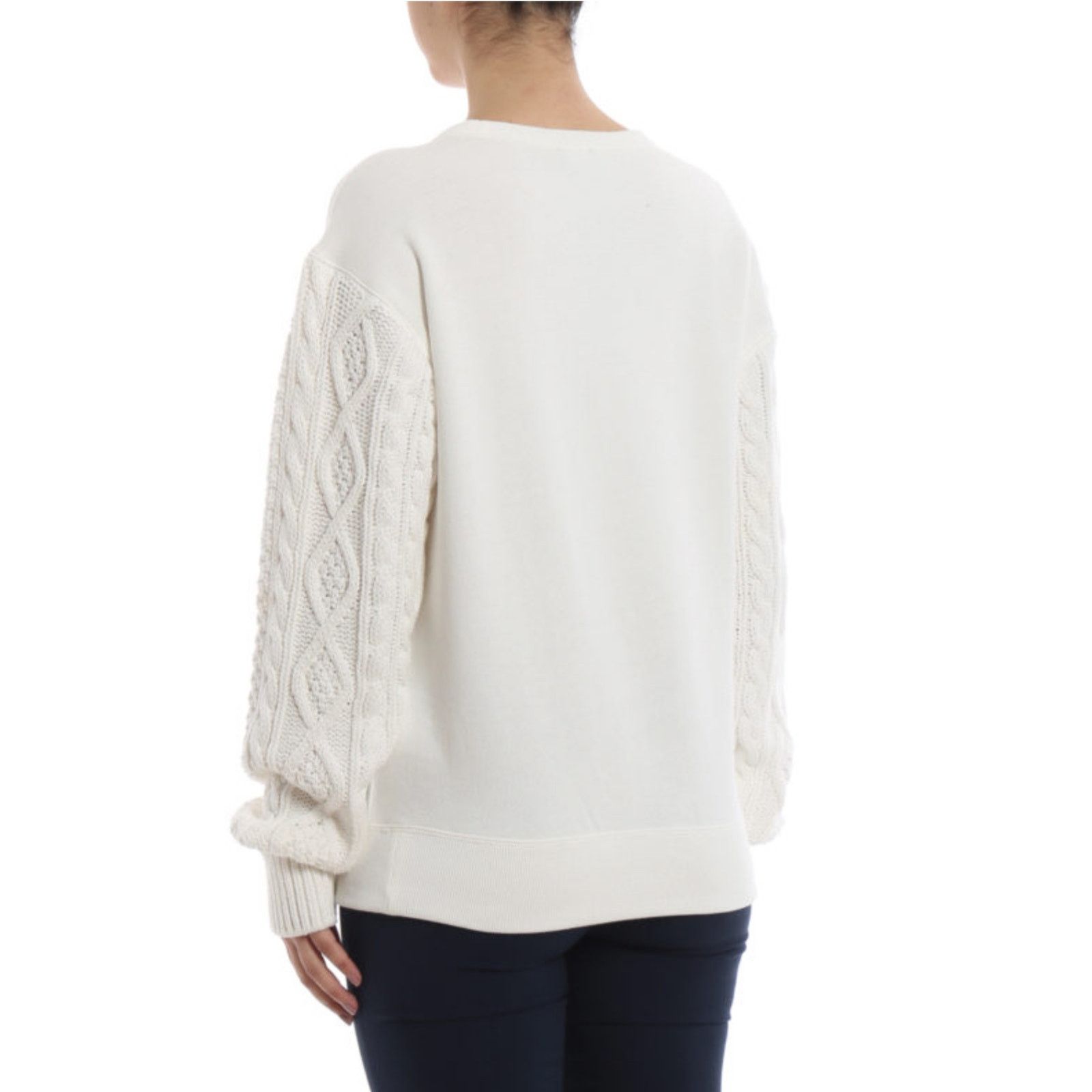Polo Ralph Lauren Polo Ralph Lauren Aran-Knit Fleece Pullover M Relaxed Fit Size M / US 6-8 / IT 42-44 - 4 Thumbnail