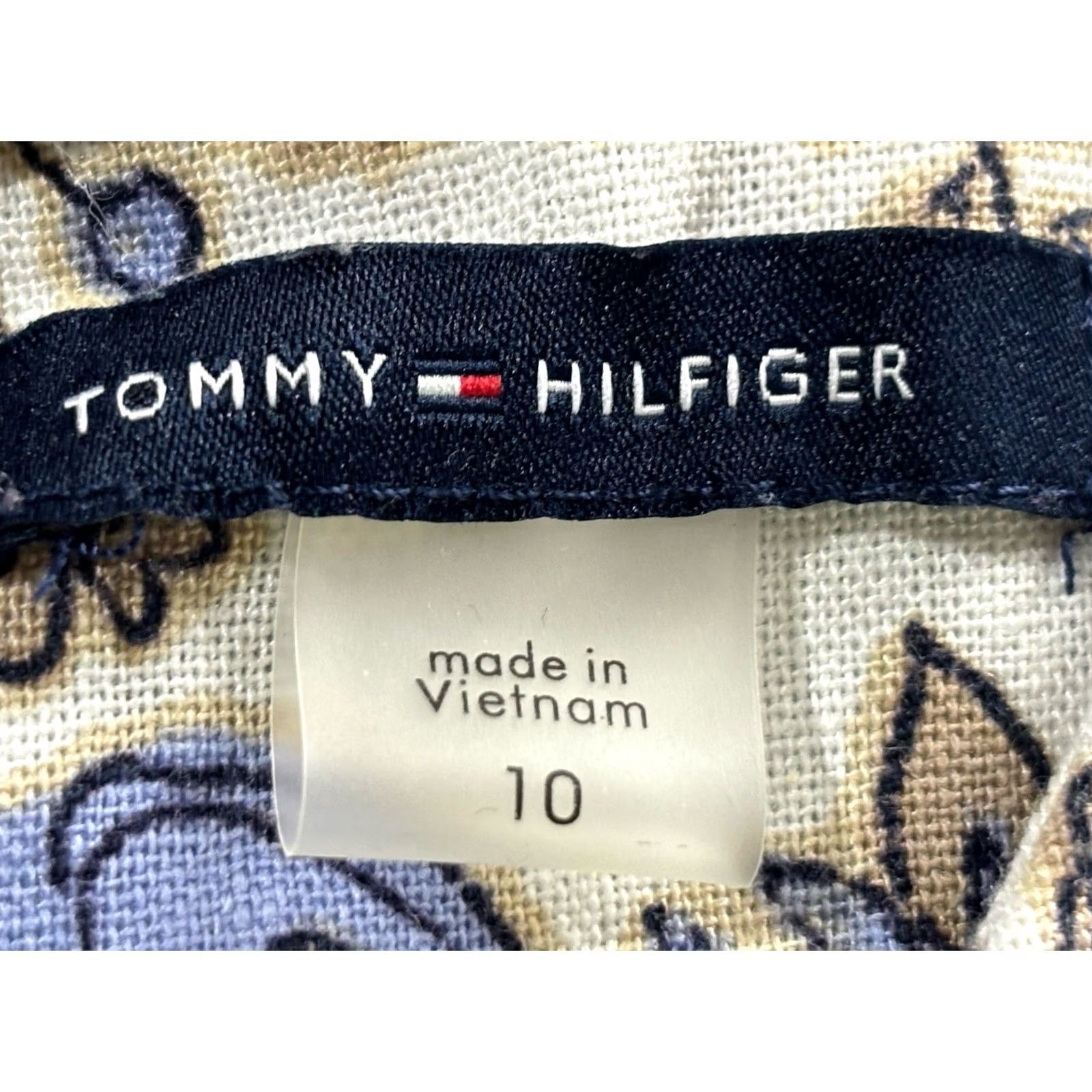 Tommy Hilfiger Tommy Hilfiger Shift Dress Women’s 10 Provincial Paisley Linen Blend Size L / US 10 / IT 46 - 7 Thumbnail