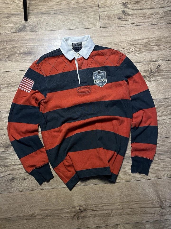 Polo Ralph Lauren polo ralph lauren rugby shirt Vintage Rare Sz S Size US S / EU 44-46 / 1 - 1 Thumbnail