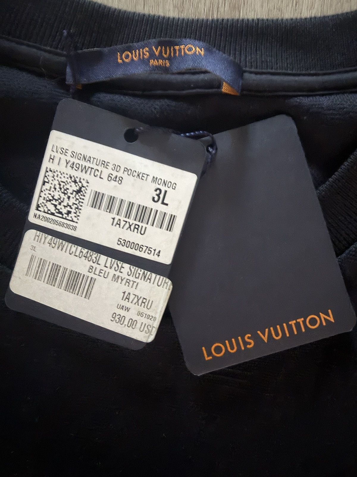 Louis Vuitton Louis Vuitton Signature 3D Pocket Tee Size US XL / EU 56 / 4 - 4 Thumbnail