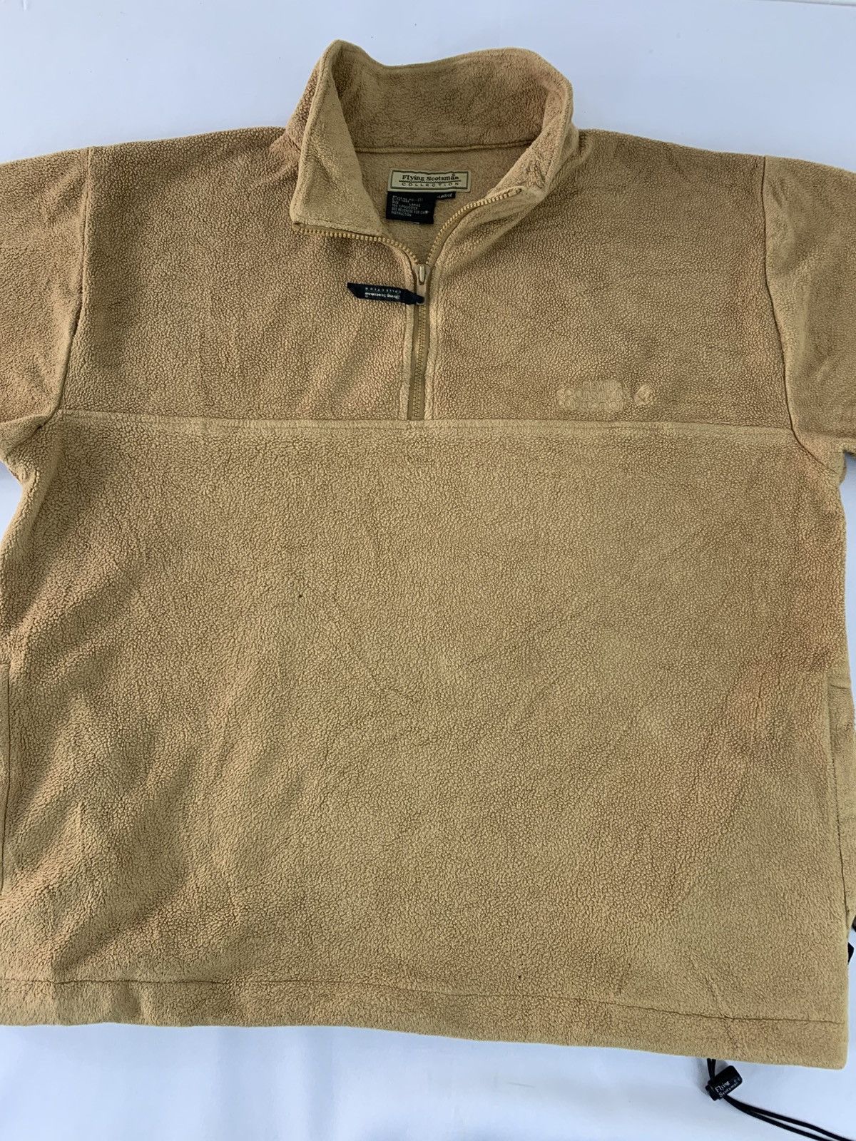 Japanese Brand 90s Flying Scotsman Fleece Half Zip Embroidery Logo Size US L / EU 52-54 / 3 - 3 Thumbnail