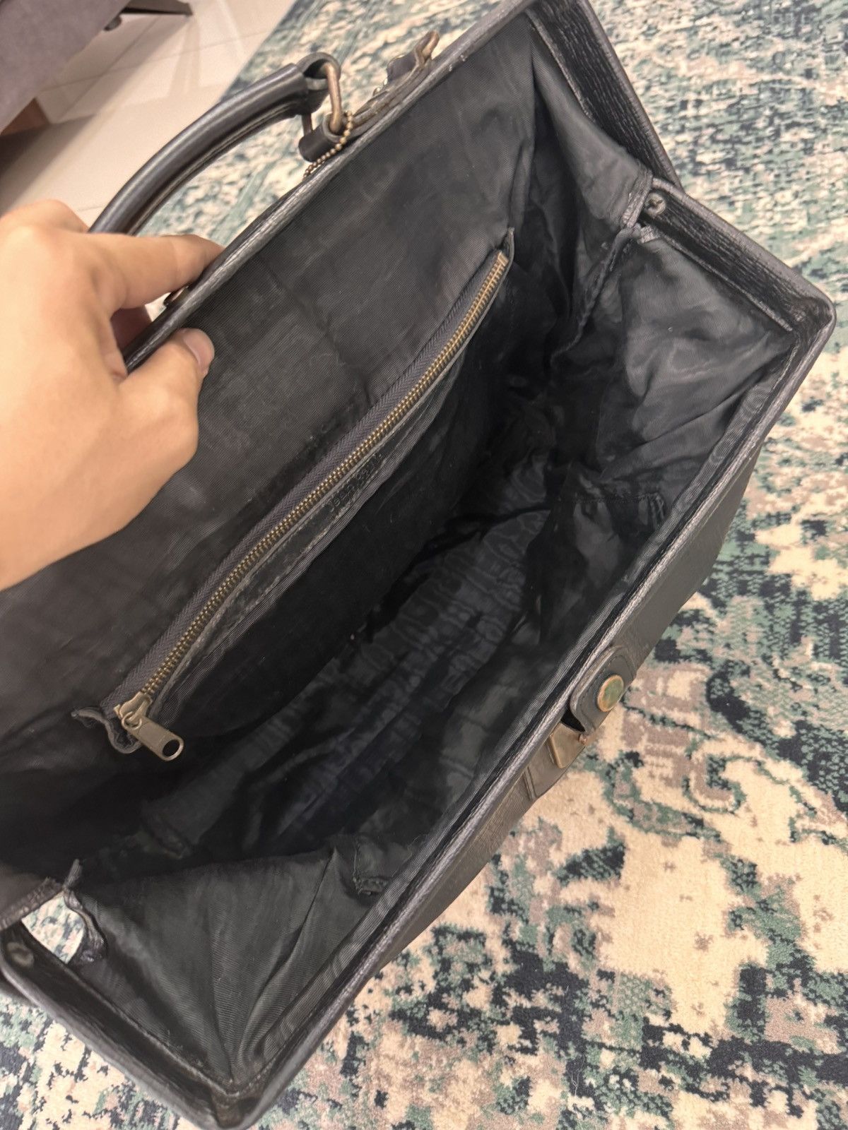 Jean Paul Gaultier × Vintage JPG HOMME BLACK DOCTOR BAG LUGGAGE Size ONE SIZE - 9 Thumbnail