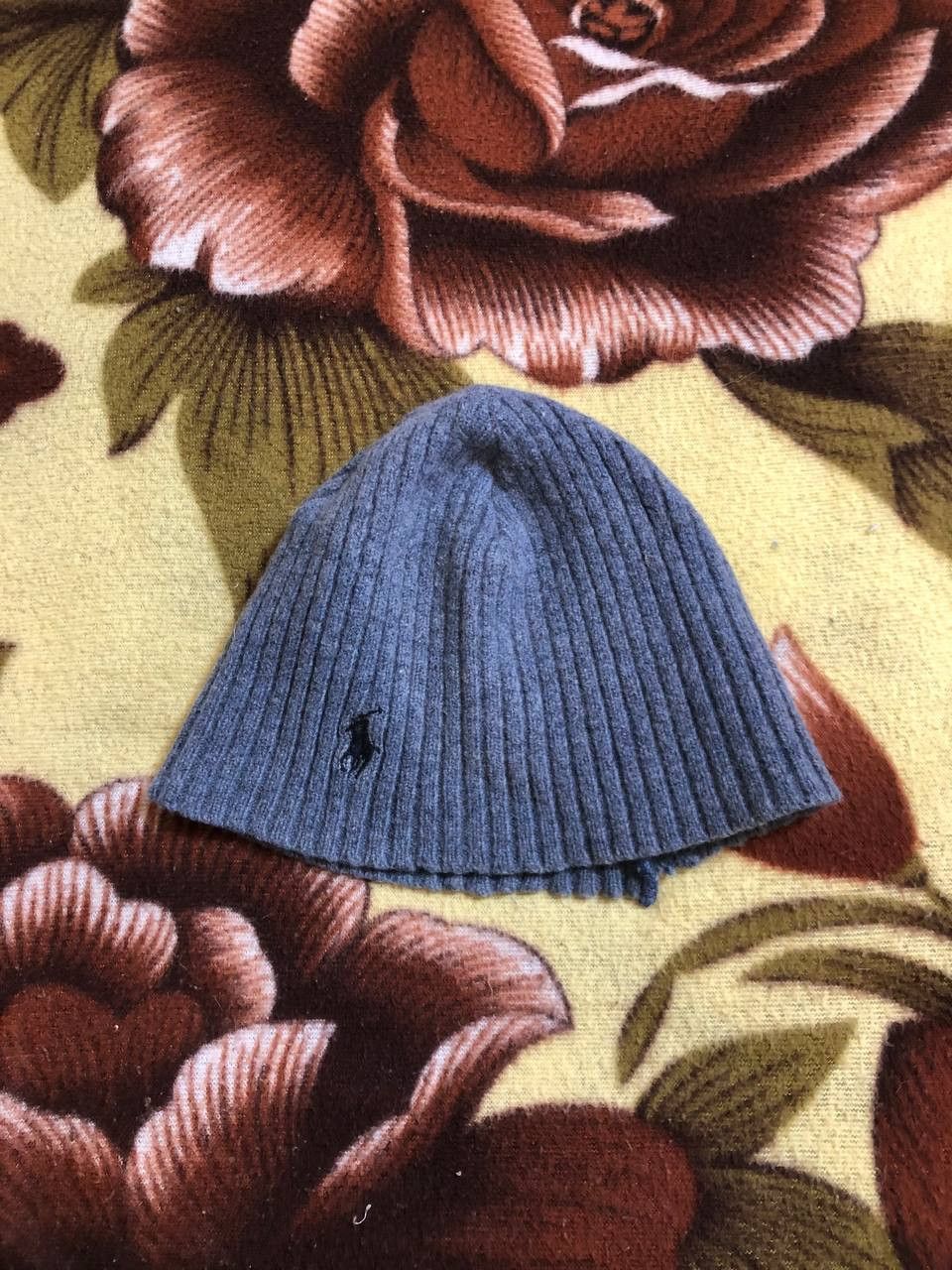 Polo Ralph Lauren Polo Ralph Lauren Knit Beanie Hat Gray Size ONE SIZE - 1 Thumbnail
