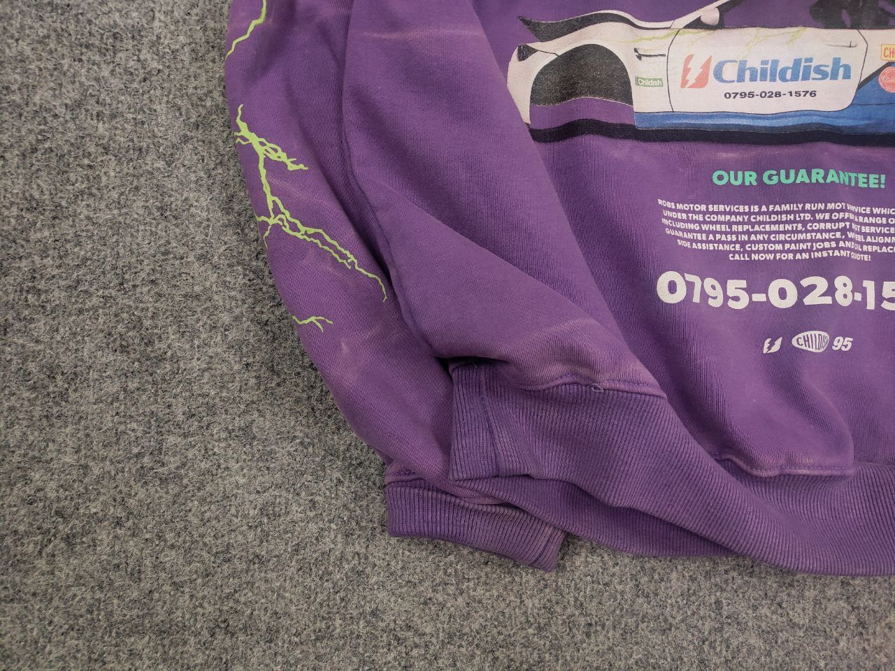 CHILDS Crazy Childish Robs Motors Y2K Vintage Oversized Rap Hoodie Size US M / EU 48-50 / 2 - 6 Thumbnail