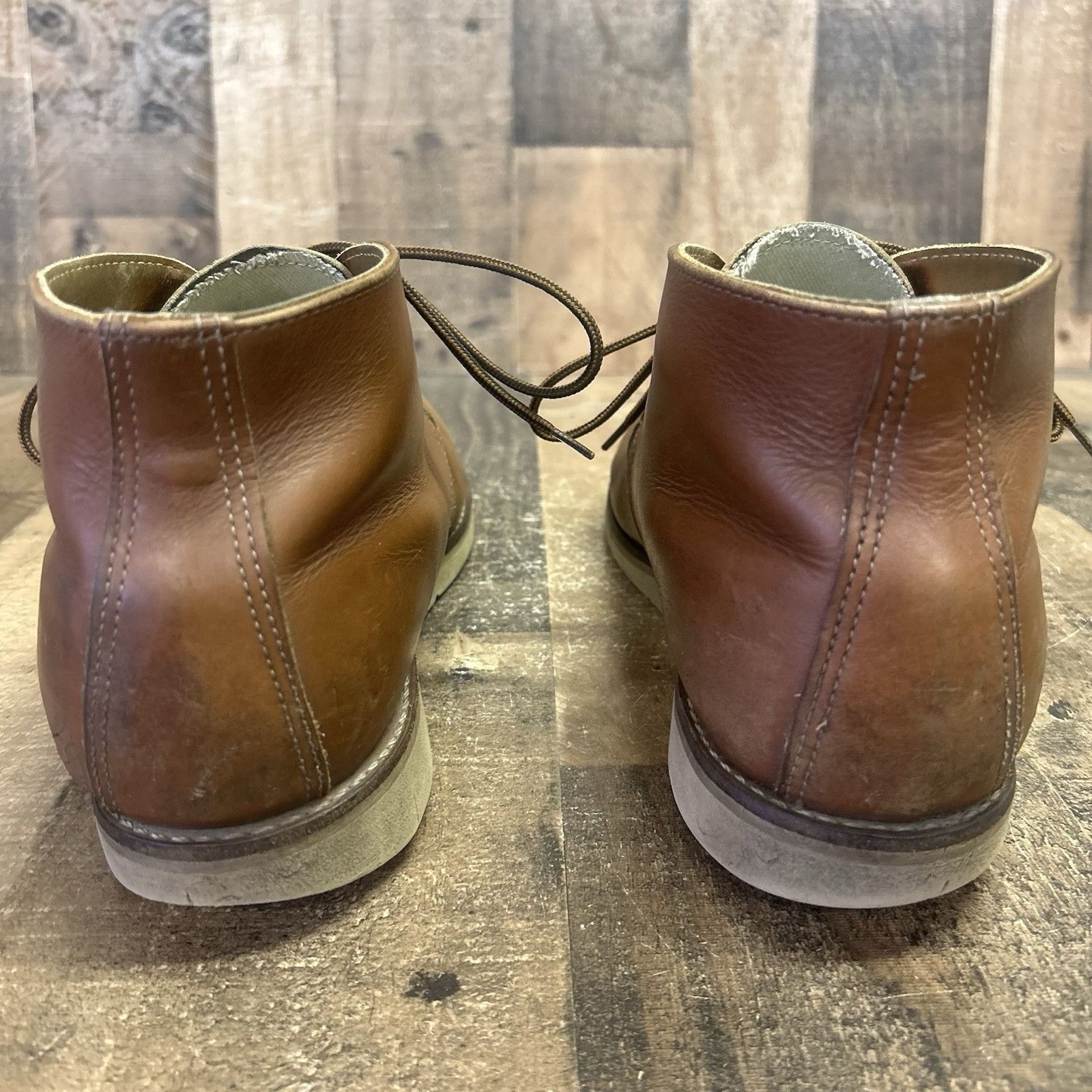Red Wing Red Wing 595 Chukka Leather Lace Up Work Boots Mens 10.5 EE Size US 10.5 / EU 43-44 - 9 Thumbnail