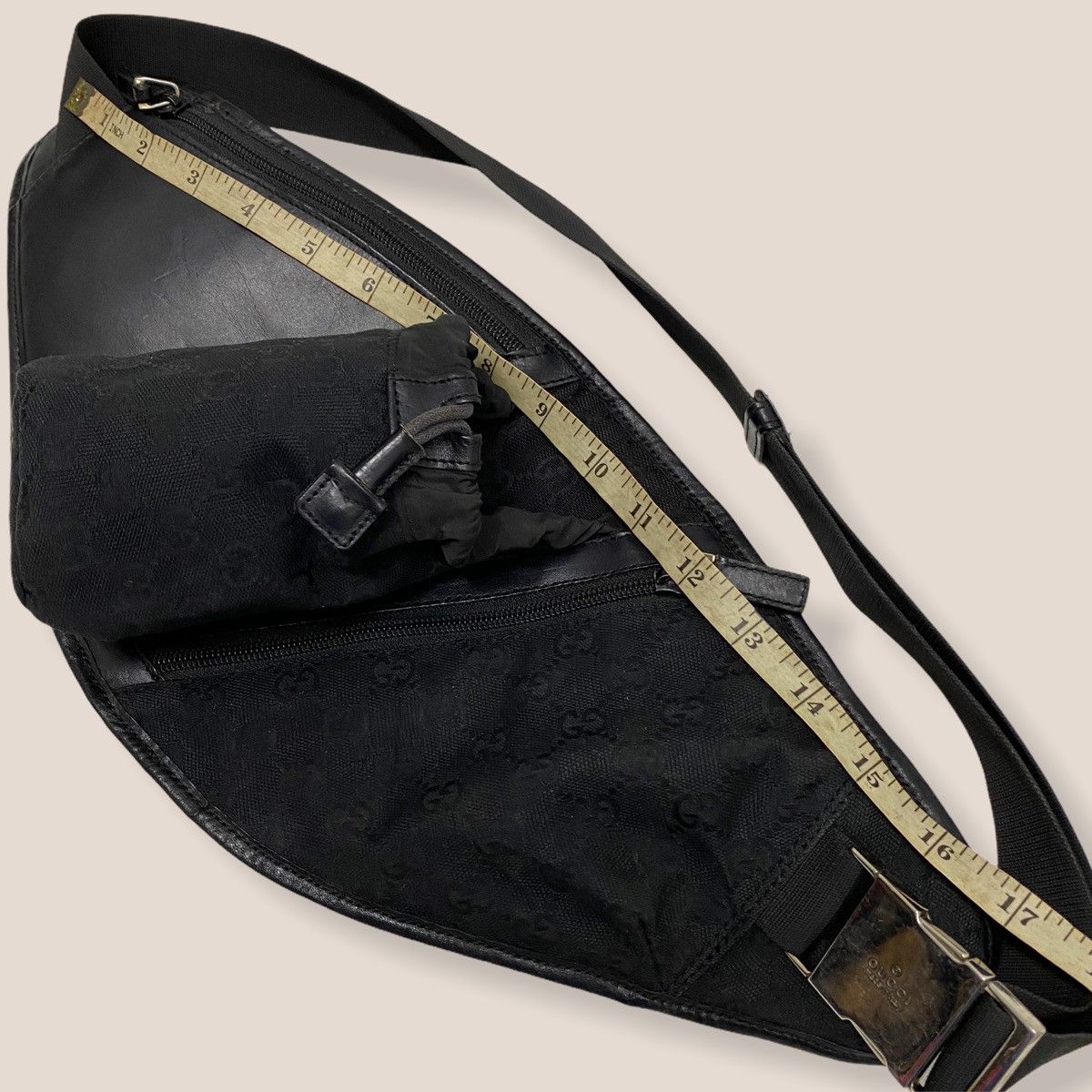 Gucci ‼️LASTDROP‼️ GUCCI GG BELT WAIST BAG WITH WATER BOTTLE HOLDER Size ONE SIZE - 17 Thumbnail