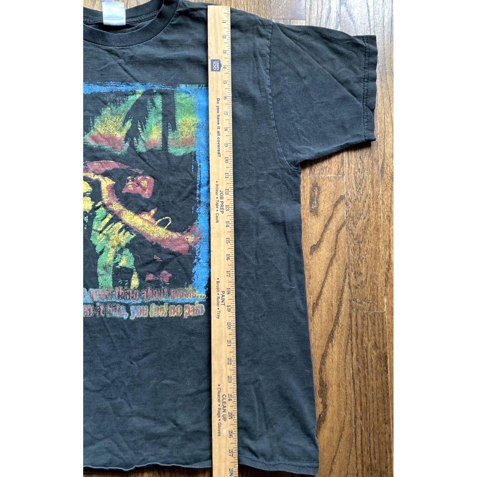 Fruit Of The Loom VINTAGE Bob Marley T Shirt XL Black Double-Sided 1999 Mens Short Sleeve Music 90s Balzout Size US XL / EU 56 / 4 - 4 Thumbnail