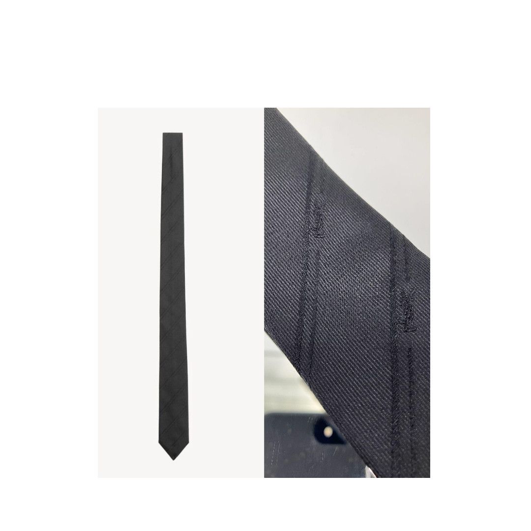 Saint Laurent Paris o1b1hav110425 Size: OS / Cassandre Striped Silk Tie Size ONE SIZE - 1 Preview