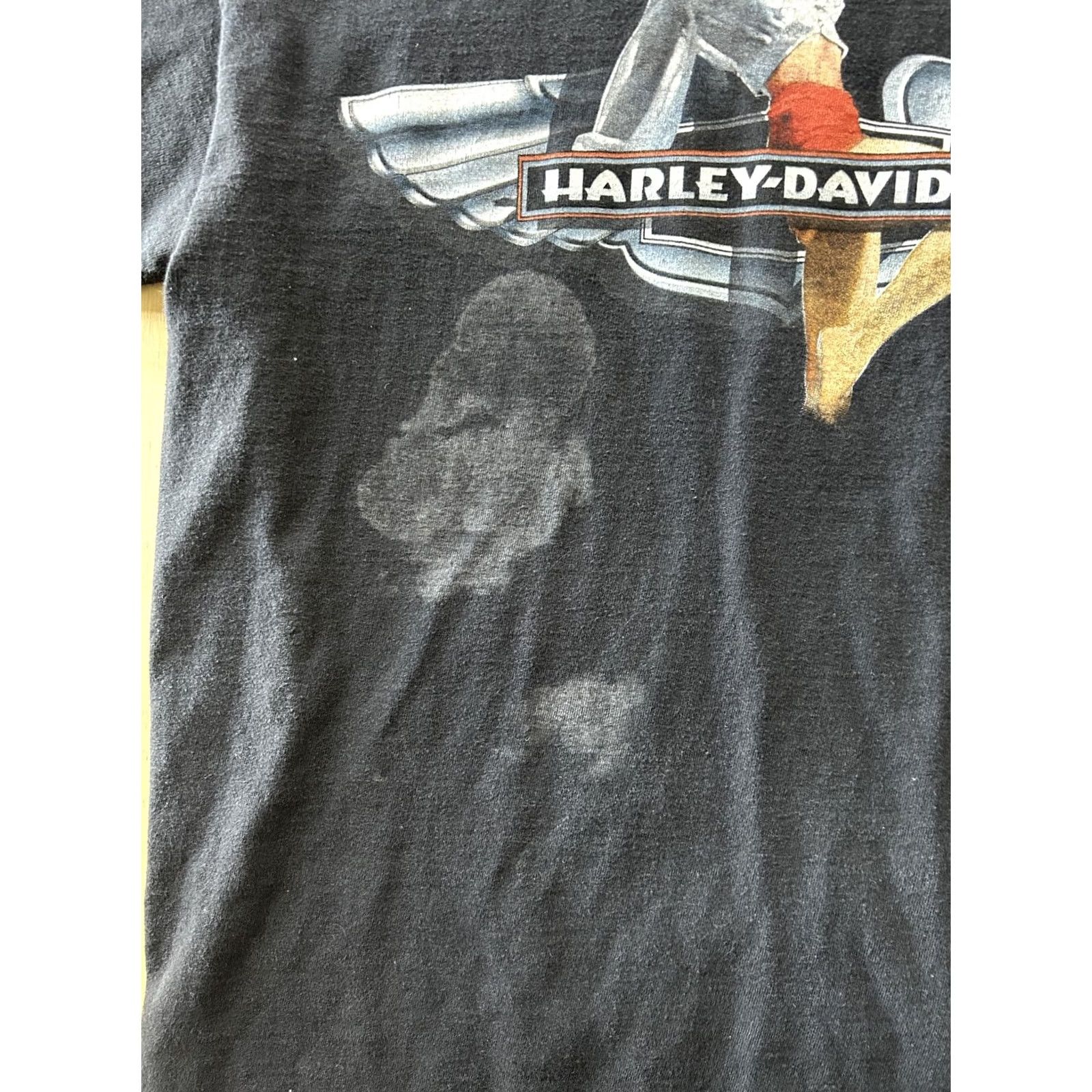 Harley Davidson VINTAGE Harley-Davidson Shirt Mens M Black Pin Up San Diego California Tee Size US M / EU 48-50 / 2 - 5 Thumbnail
