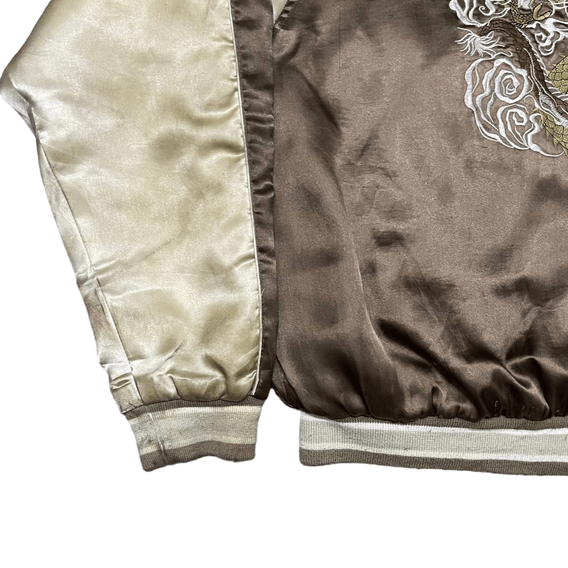 Japanese Brand Vintage Dragon Sukajan Souvenir Bomber Jacket Embroidery Size US L / EU 52-54 / 3 - 3 Thumbnail