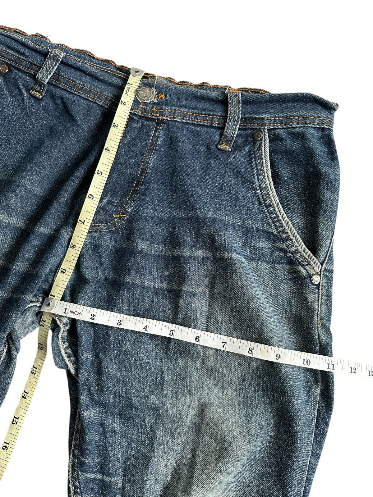 Hysteric Glamour ARCHIVE LATINO SICK DISTRESSED WASHED DENIM JEANS Size US 31 - 14 Thumbnail