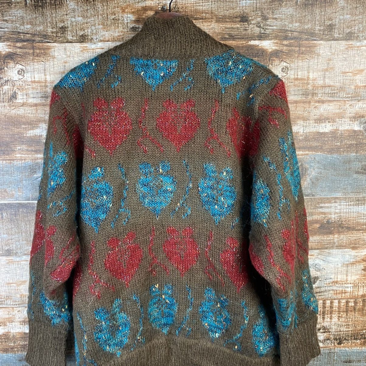 Other DL Anjoue Roze Brown Cardigan Knitwear #C1150 Size XL / US 12-14 / IT 48-50 - 13 Thumbnail
