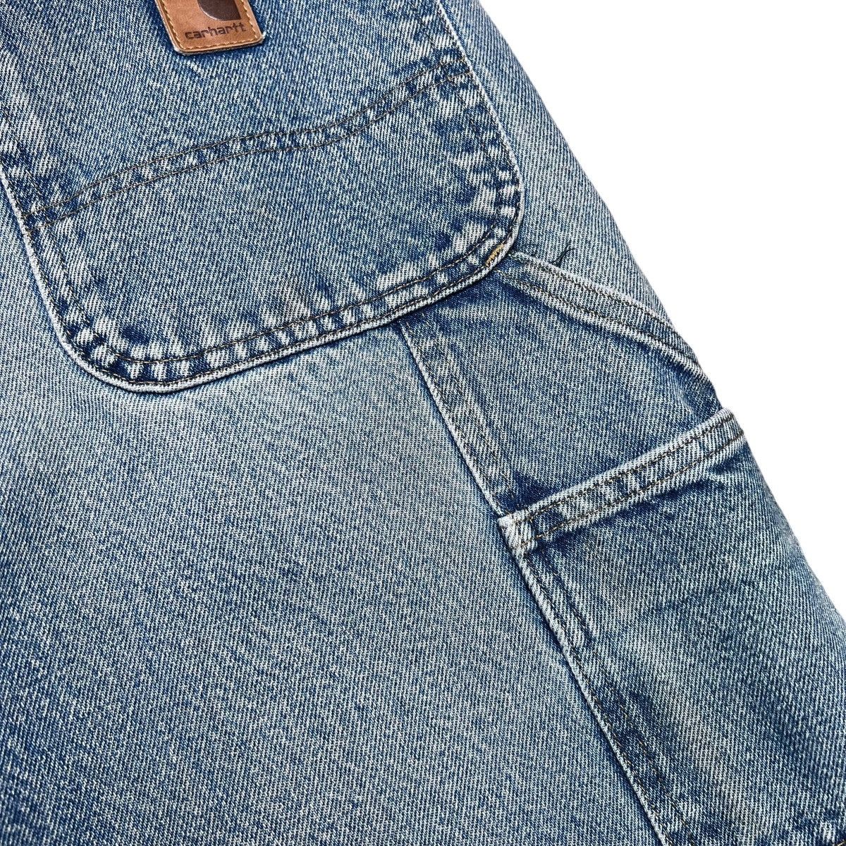 Carhartt × Vintage Vintage 2000s Carhartt Denim Carpenter Dungaree Pants Size US 31 - 11 Thumbnail