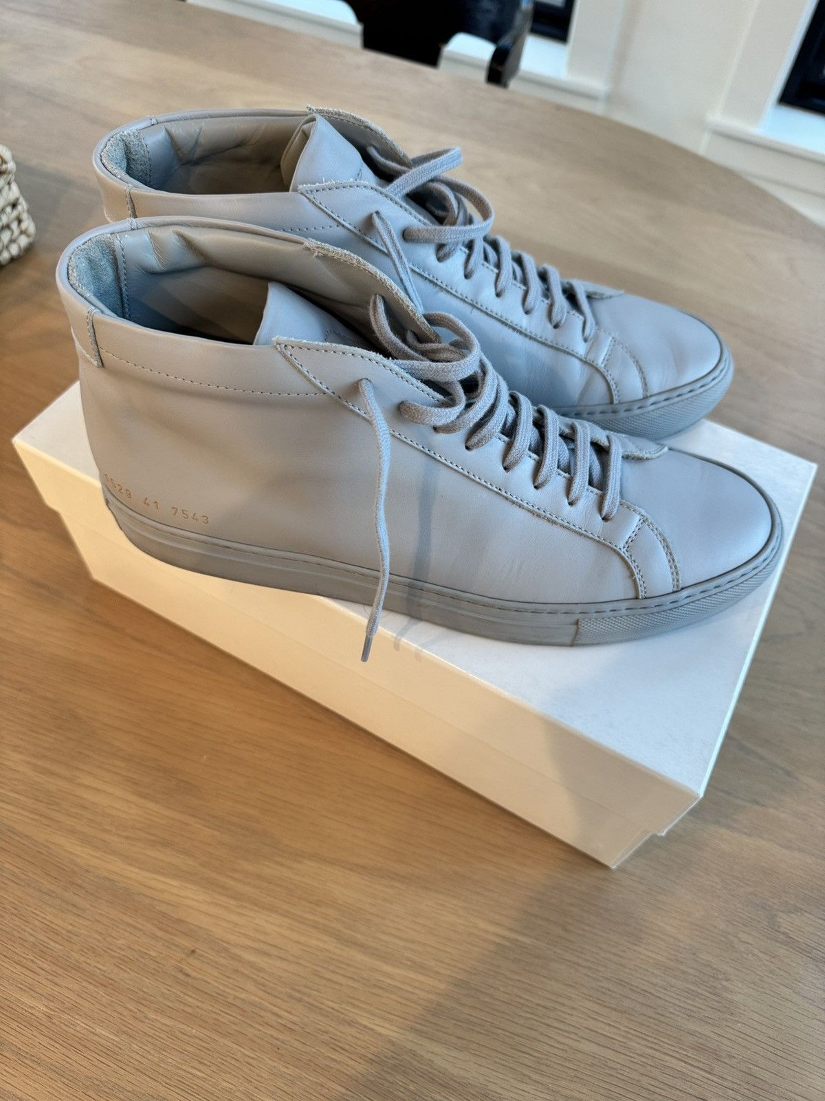 Common Projects Common Projects Original Achilles Mid – Grey (Size 41) Size US 8.5 / EU 41-42 - 1 Thumbnail