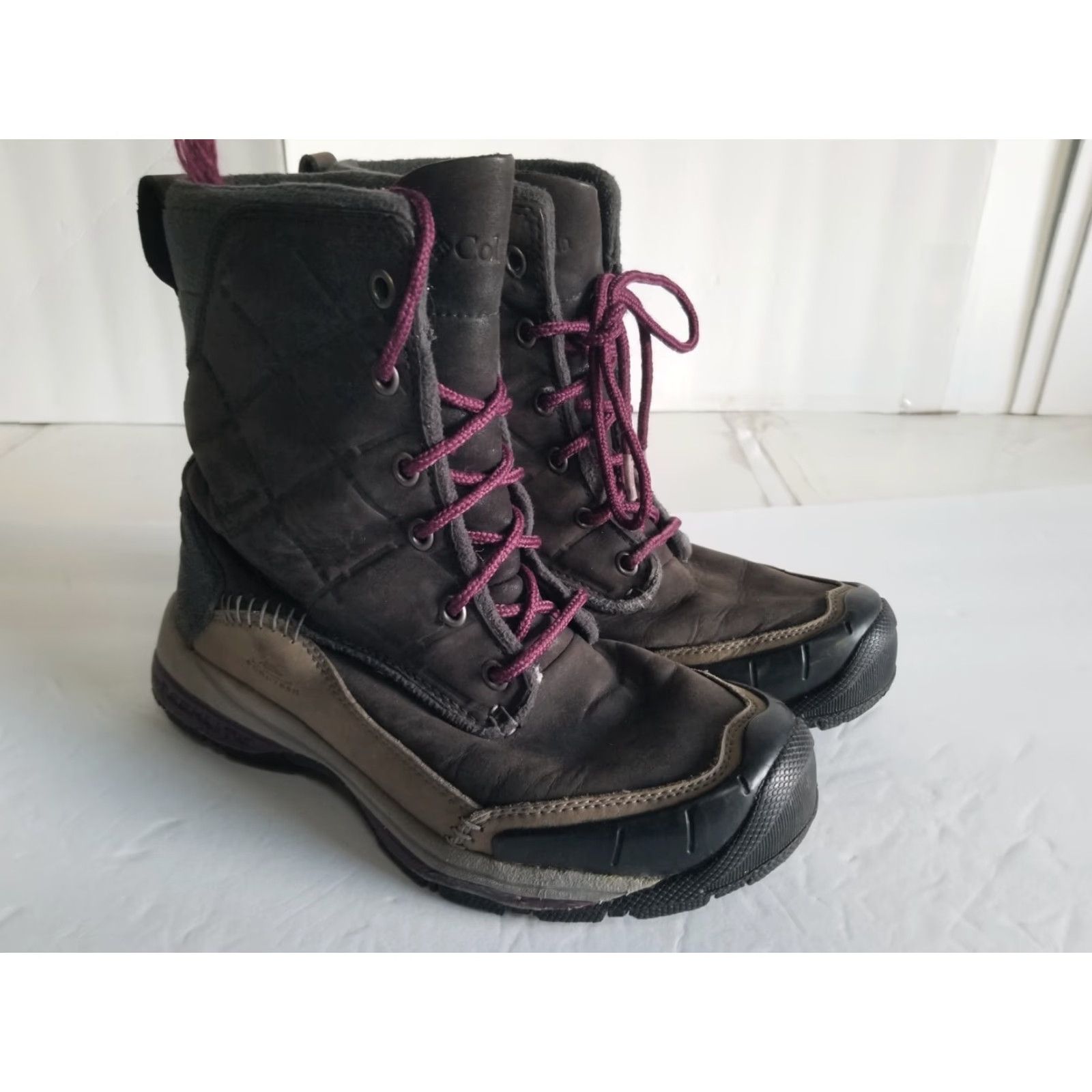 Vintage Columbia Boots BugaIce Womens OMNI-TECH Waterproof Black Size 8 Size US 8 / IT 38 - 2 Thumbnail