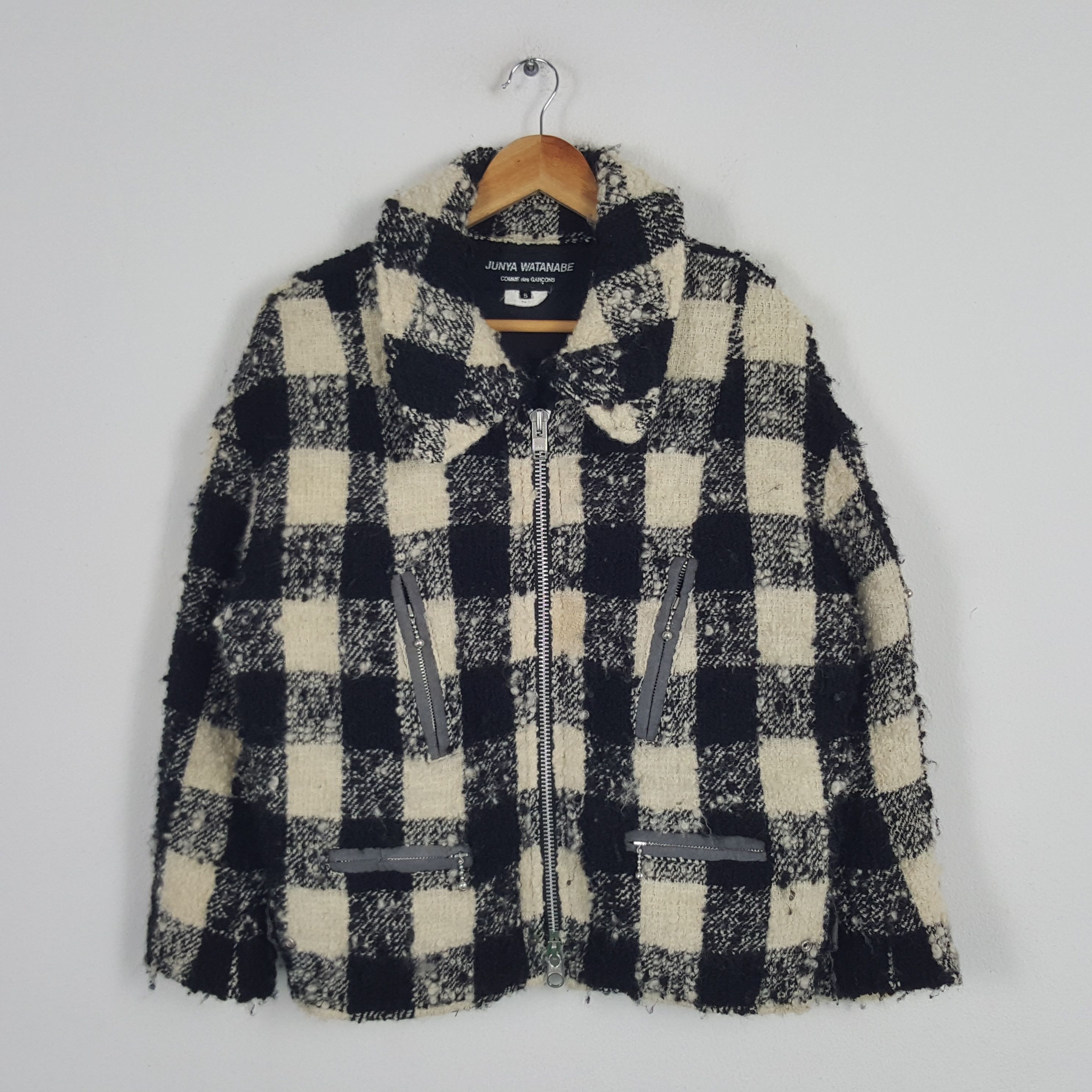 Comme des Garcons × Junya Watanabe × Vintage Vintage Comme des Garcons Junya Watanabe Designer Jacket Size US L / EU 52-54 / 3 - 1 Thumbnail
