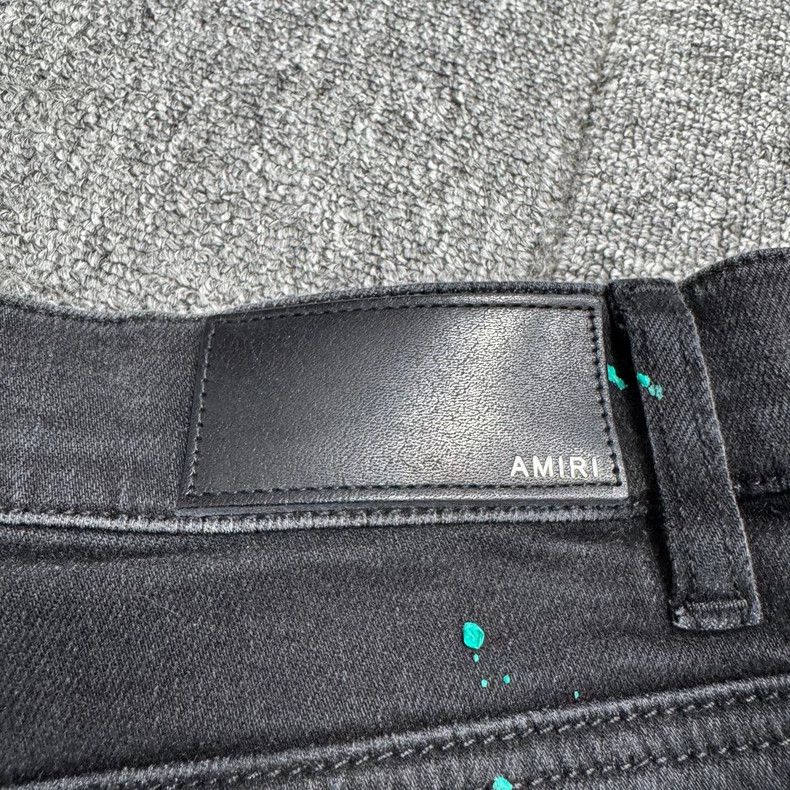 Amiri Amiri Black splashed ink jeans 2501-Nextarrow Size US 34 / EU 50 - 5 Thumbnail