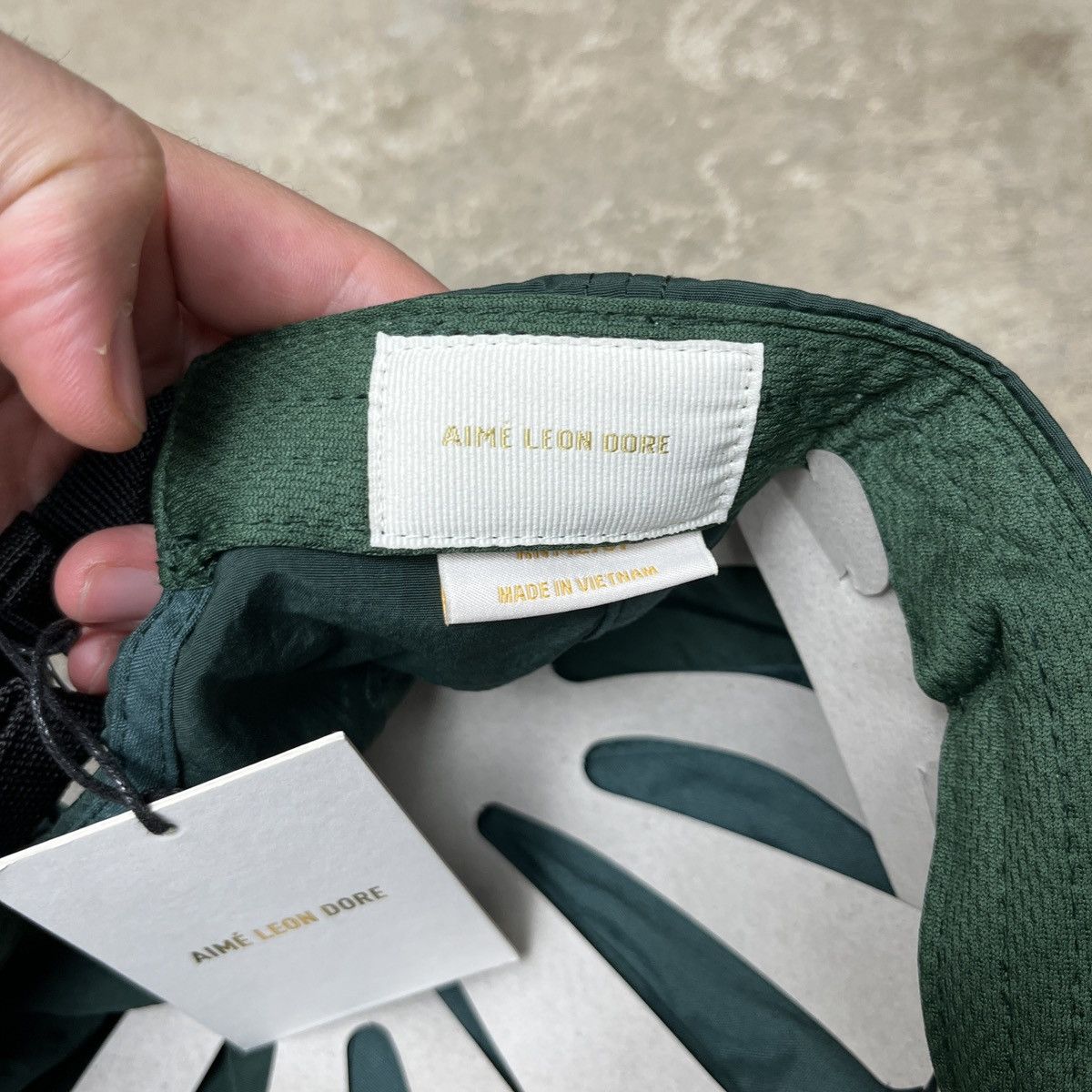 Aime Leon Dore Aime Leon Dore Porsche Logo Hat Pine Grove Green Size ONE SIZE - 3 Thumbnail