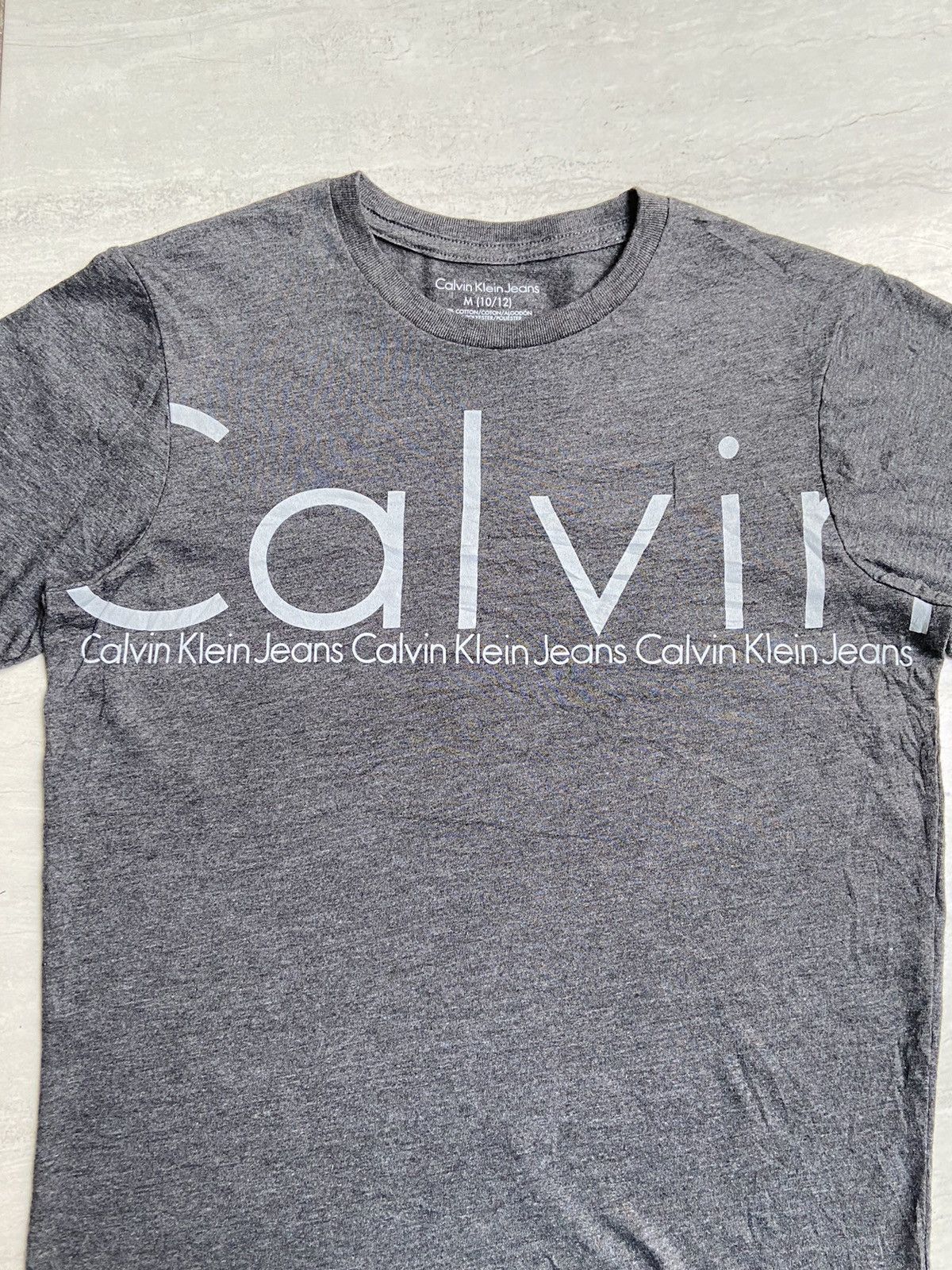 Calvin Klein CALVIN KLEIN Grey T-Shirt Size US XS / EU 42 / 0 - 4 Thumbnail