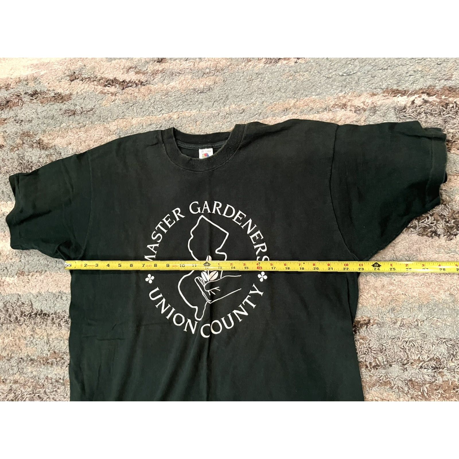 Fruit Of The Loom VINTAGE Master Gardeners Union County T-Shirt Fruit of the Loom USA Mens XL Green Short Sleeve Single Stitch USA Size US XL / EU 56 / 4 - 4 Thumbnail