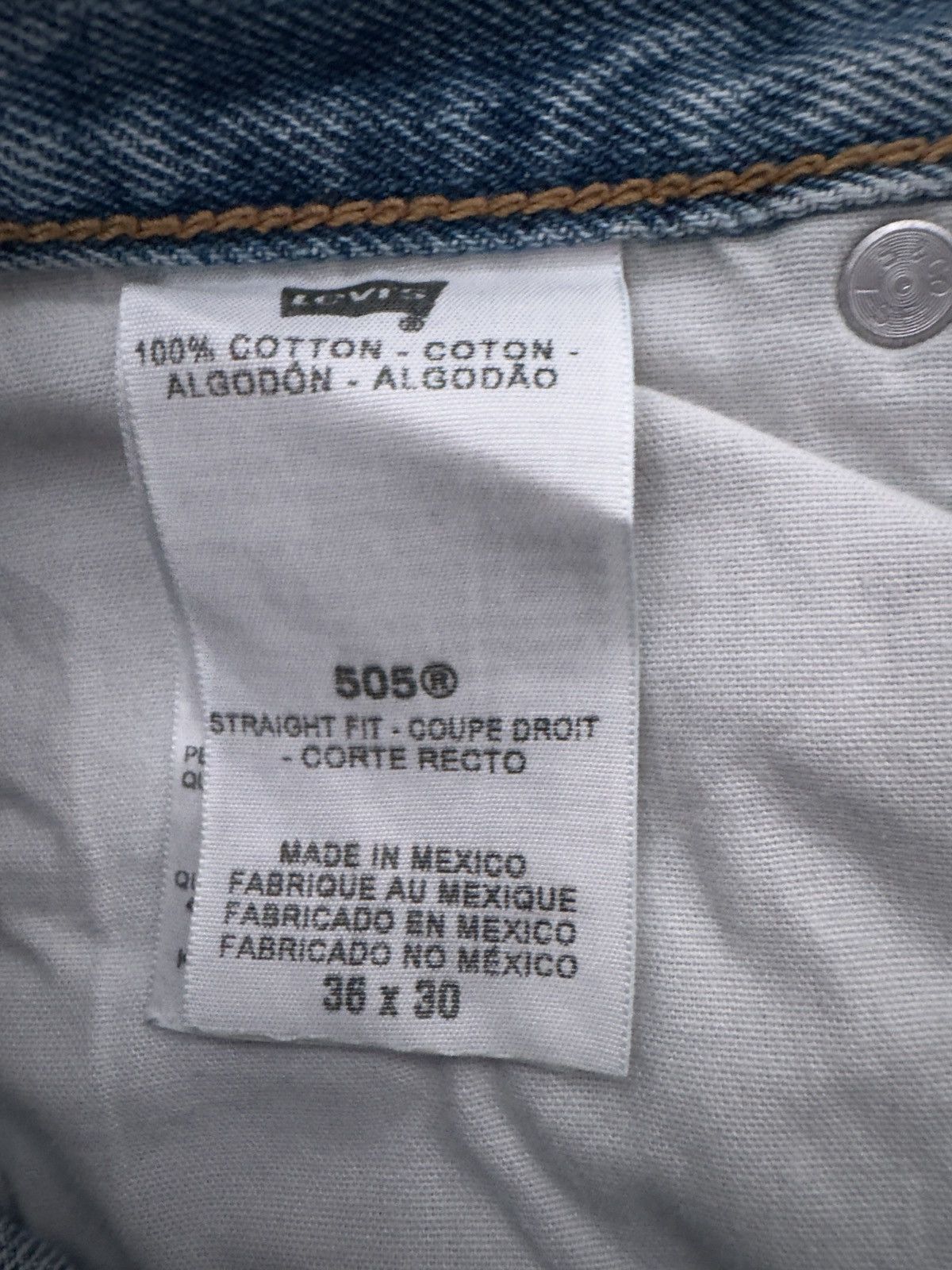 Levi's vintage levi denim 505 Size US 36 / EU 52 - 3 Thumbnail