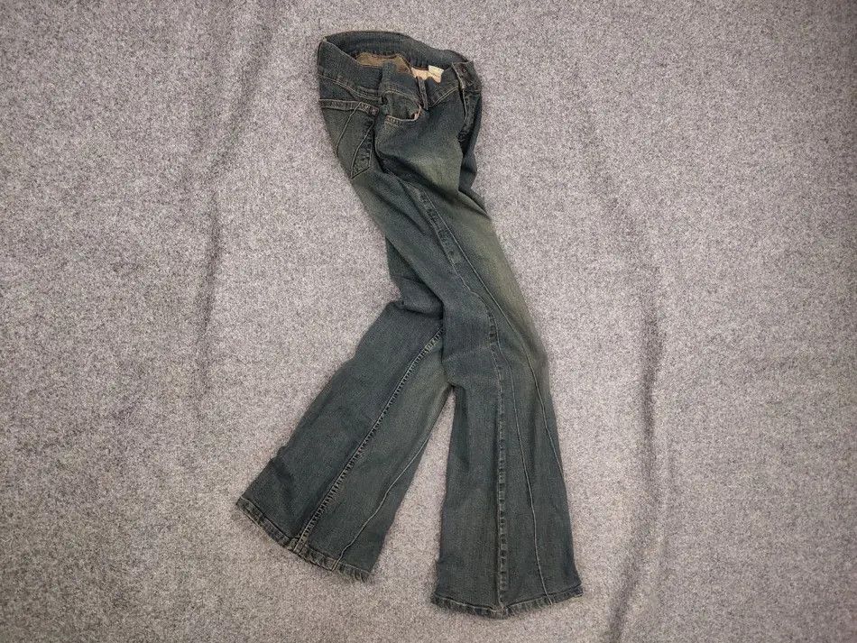If Six Was Nine Vintage if six was nine Y2K style flared Bootkot denim Jeans Size 30" / US 8 / IT 44 - 1 Thumbnail