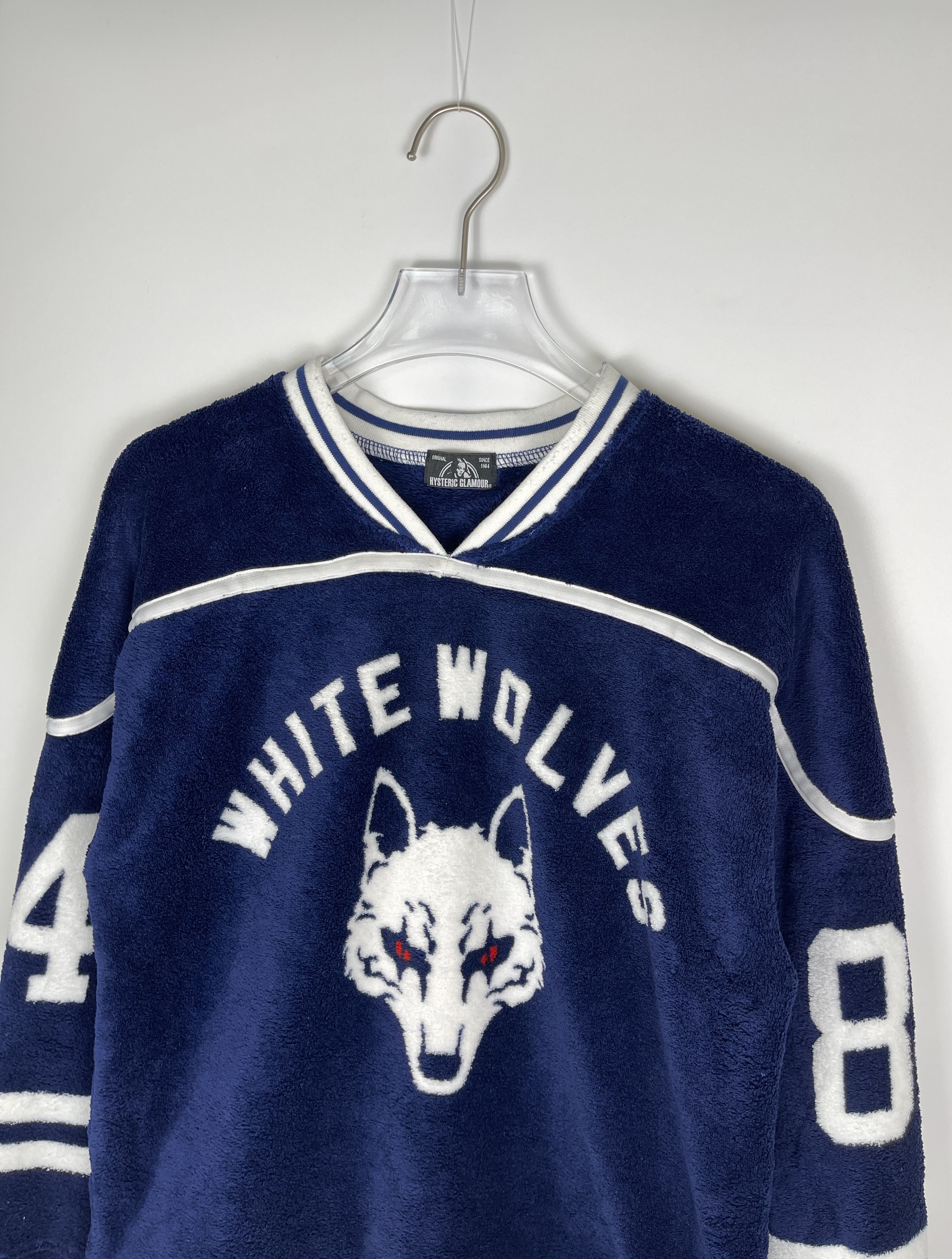 Hysteric Glamour HYSTERIC GLAMOUR White Wolves Hockey Long Sleeves Size US L / EU 52-54 / 3 - 3 Thumbnail