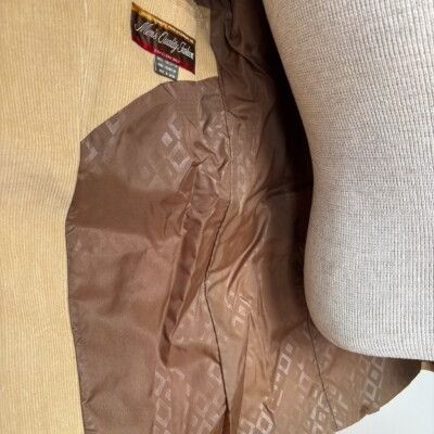 Other Montgomery Ward Corduroy Blazer Vintage Sport Coat Jacket Sz Size 38R - 13 Thumbnail