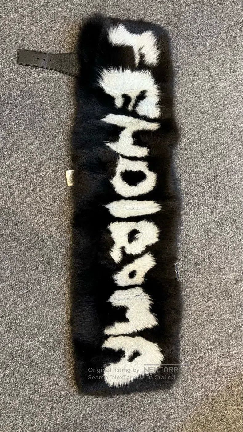 Fendi Fendi size TU cm Fox fur black and white fur stole scarf Size ONE SIZE - 1 Thumbnail