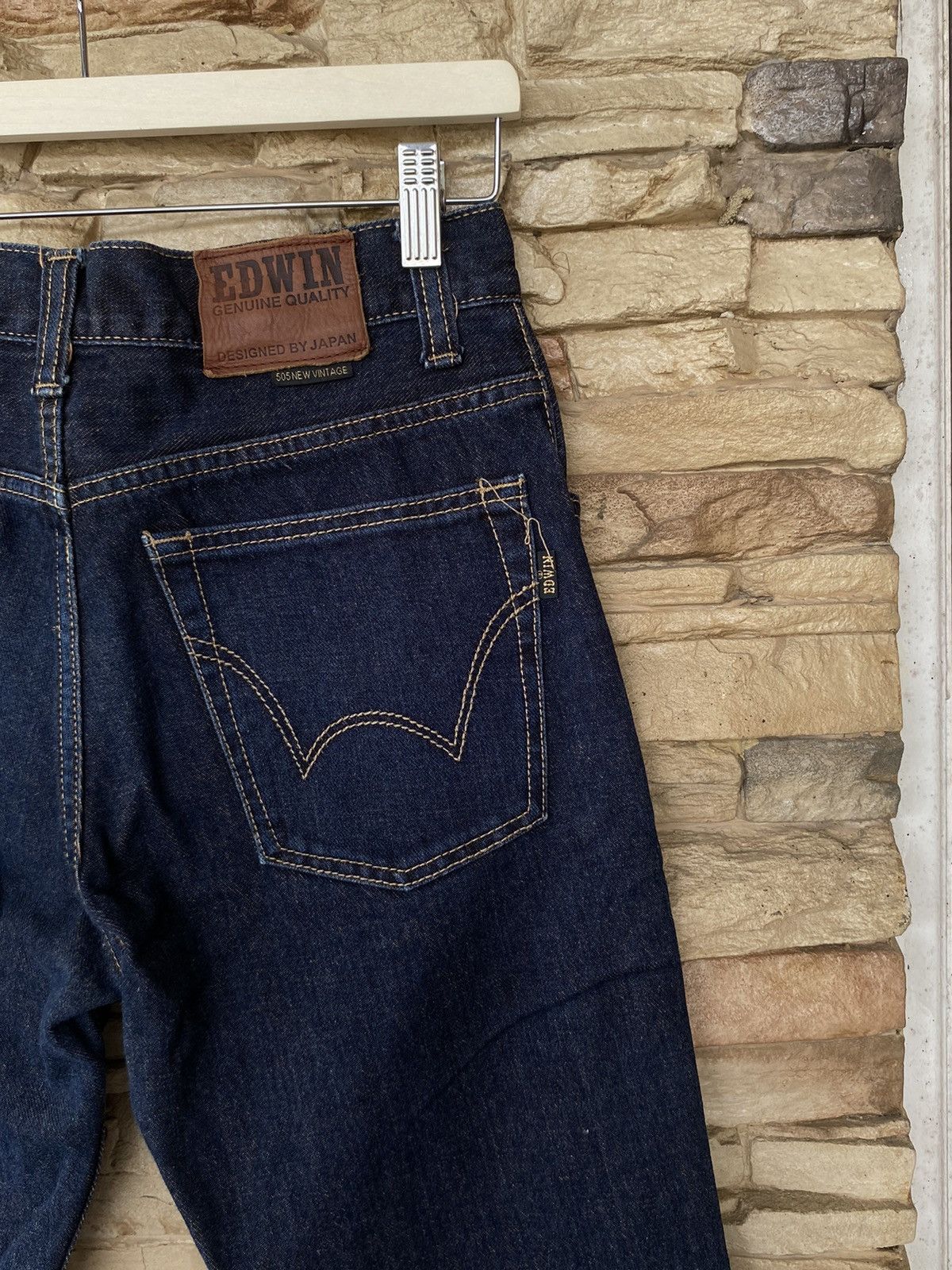 Vintage 💸 Binding Offer Edwin 505 New Vintage Straight Cut Jeans Size US 28 / EU 44 - 12 Thumbnail