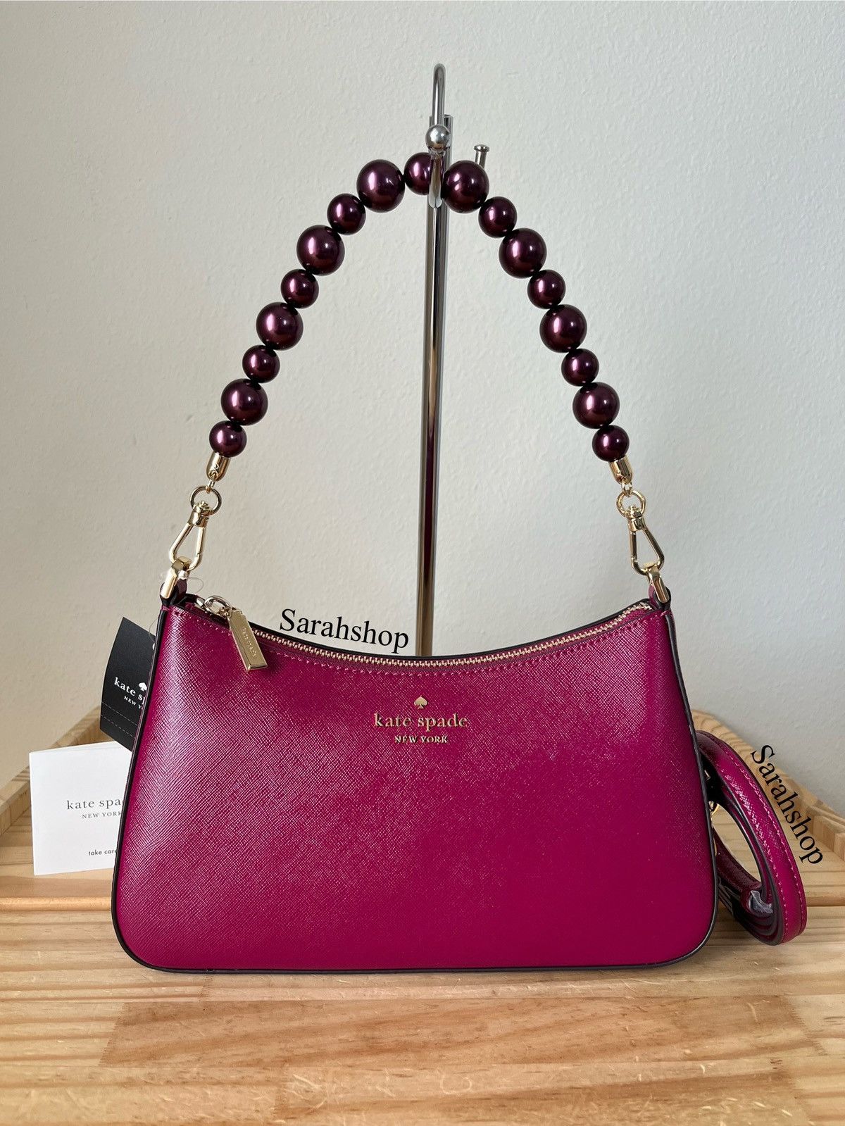 Kate Spade Kate Spade Madison Faux Pearl Medium Convertible Crossbody Size ONE SIZE - 2 Thumbnail