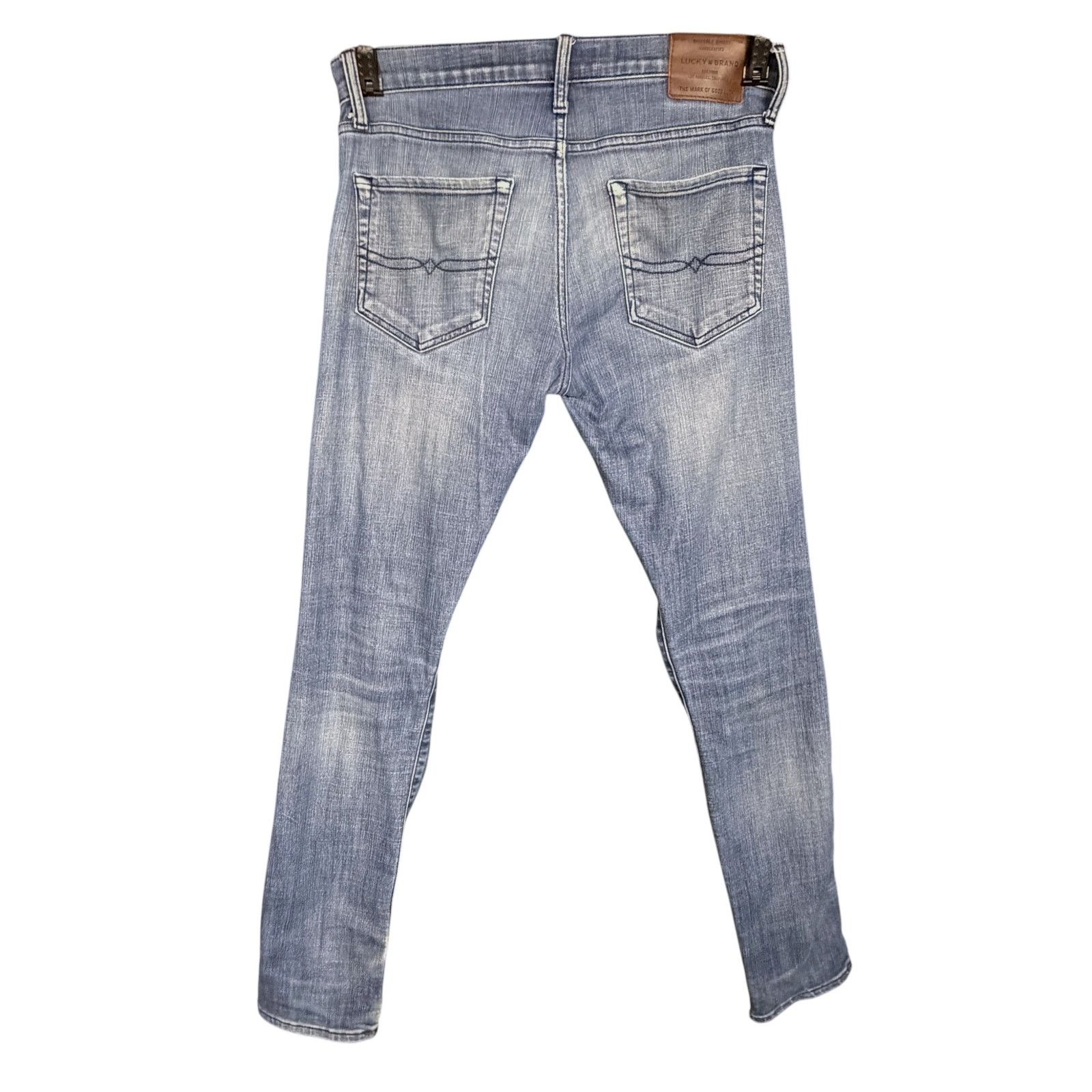 Lucky Brand Lucky Brand Men's 31x32 Distressed 110 Skinny Stretch Jeans Size US 31 - 2 Thumbnail