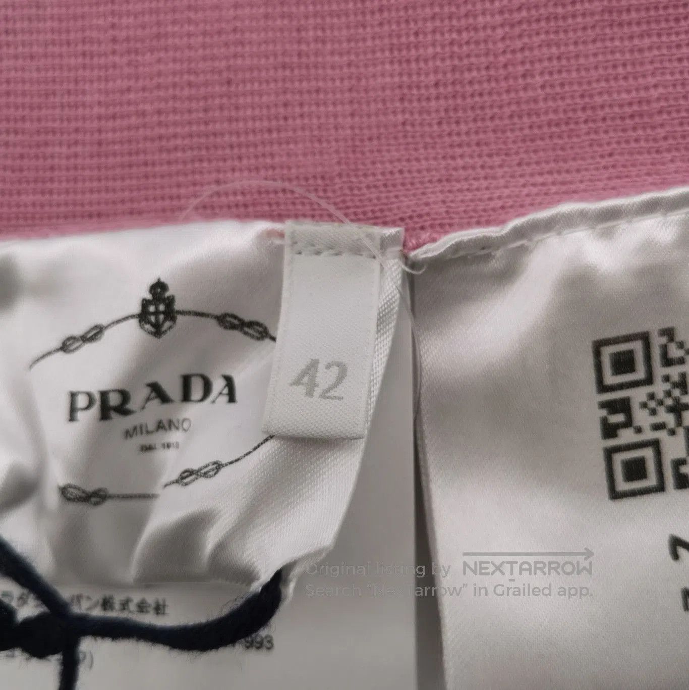 Prada Prada Pink Velvet Blend Knit Sweater . Size L / US 10 / IT 46 - 5 Thumbnail