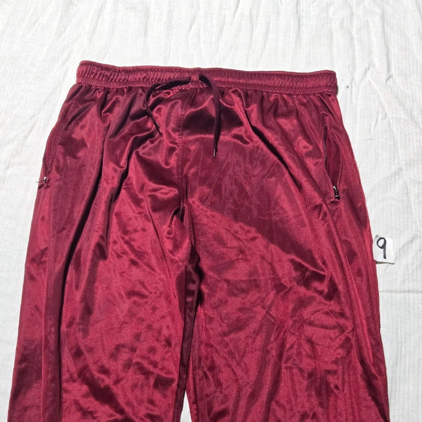 Vintage FORT OF FASHION PANTS Cargo Straight Leg Men's 3XL Red Burdundy Camouflage Pockets Jogger/Flat Front Slim Regular 40" Waist Size US 39 - 2 Thumbnail