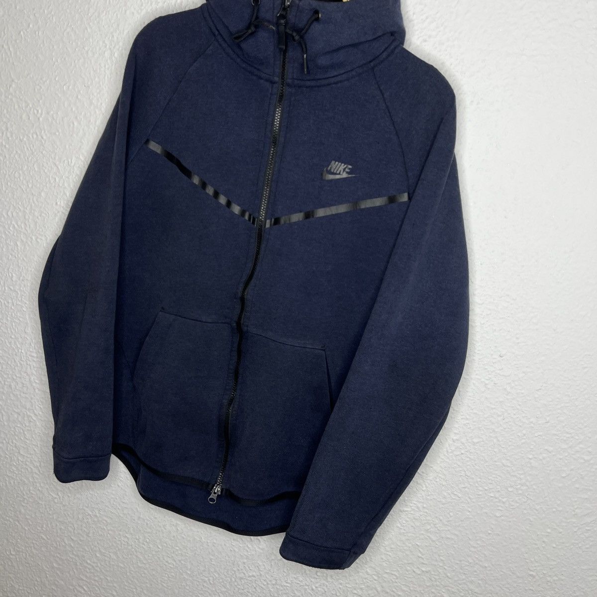 Nike Nike Tech Fleece Hoodie Dark Navy Jacket Zip Size US L / EU 52-54 / 3 - 3 Thumbnail