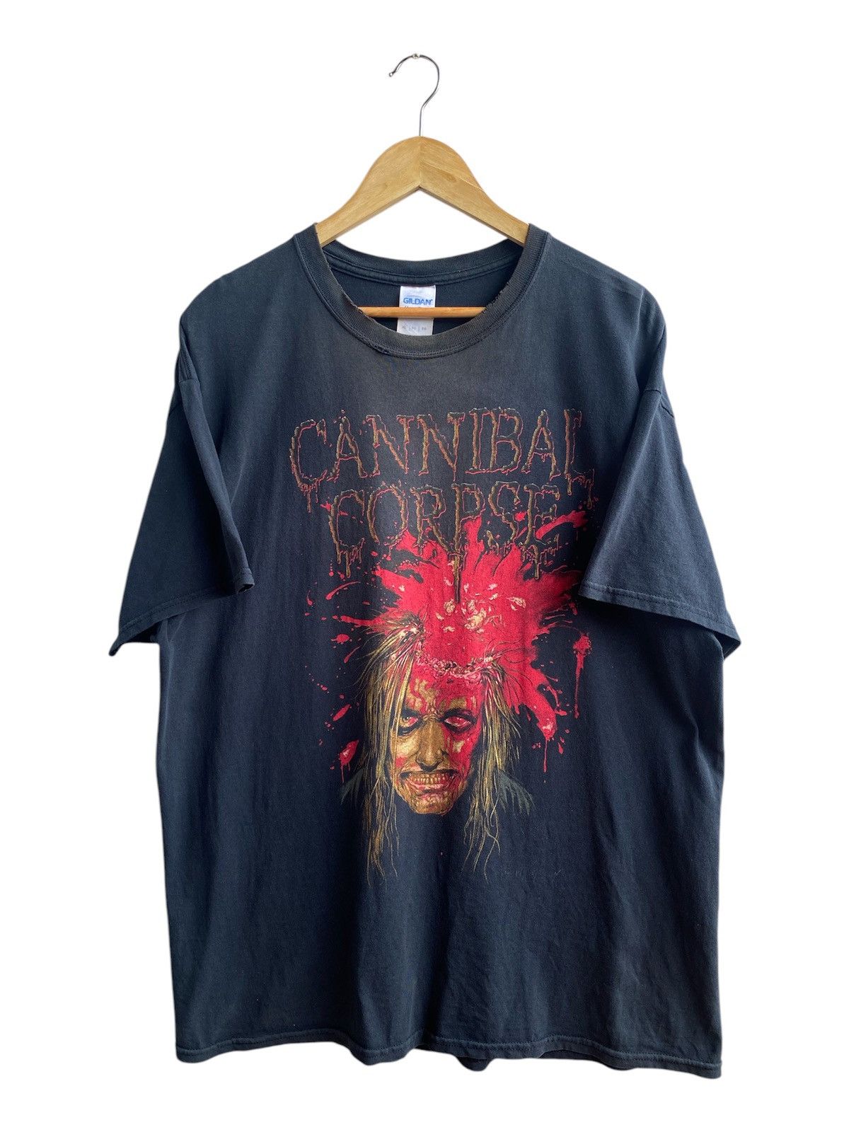 Band Tees × Vintage Vintage Cannibal Corpse band tee Size US XL / EU 56 / 4 - 1 Thumbnail