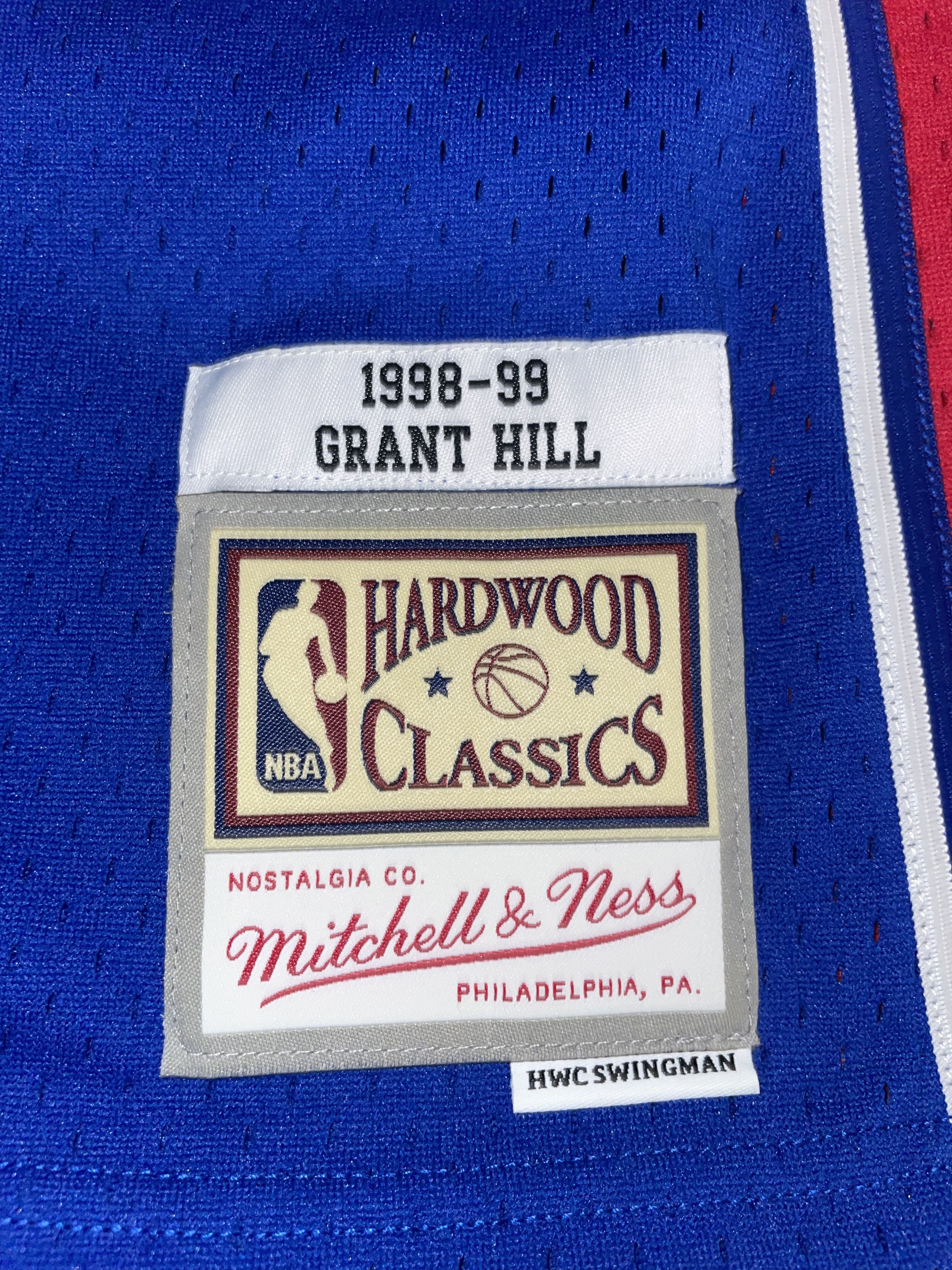 Mitchell & Ness × NBA Hardwood Classics Grant Hill Detroit Pistons TB Jersey Size US S / EU 44-46 / 1 - 6 Thumbnail