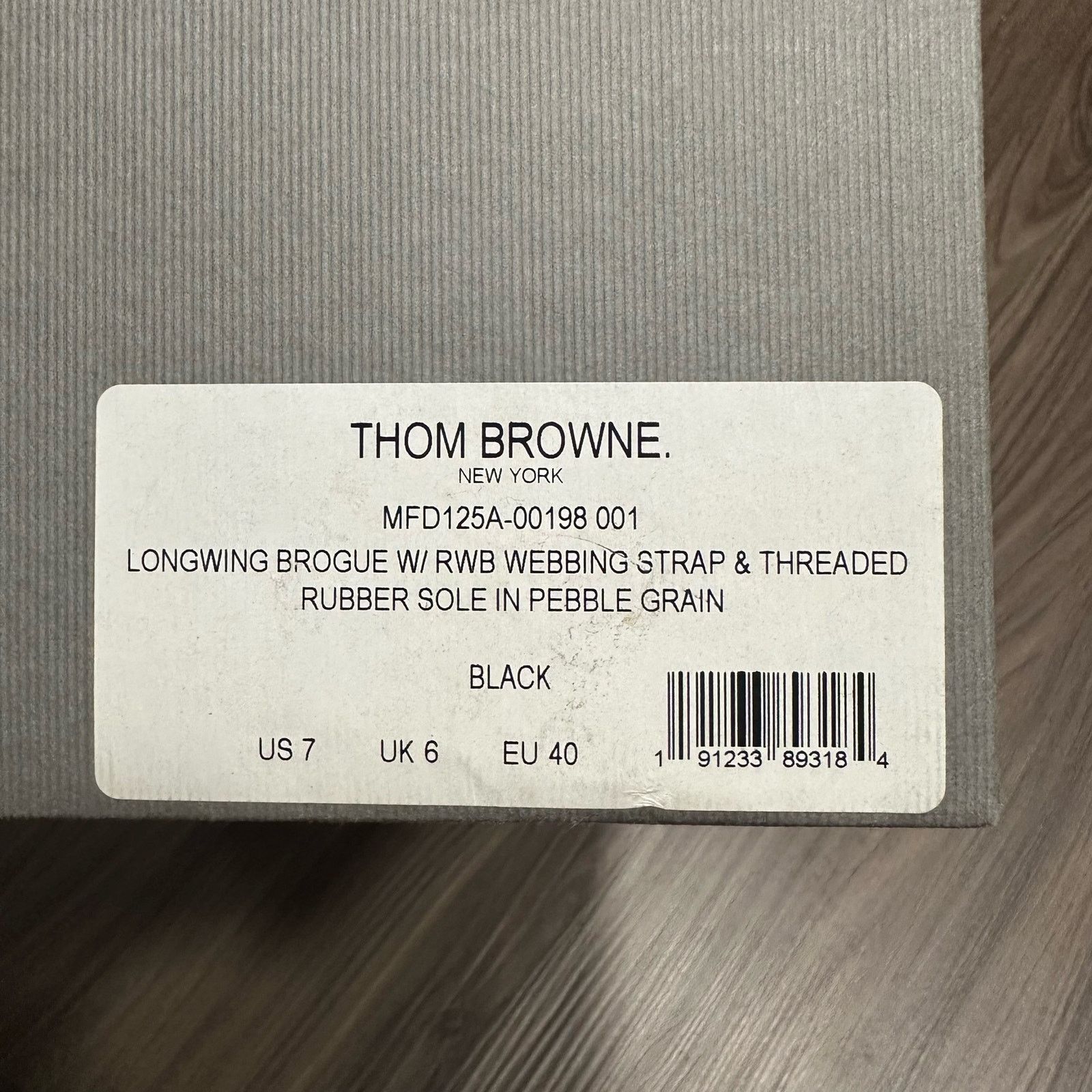 Thom Browne Rare Classic Thom Browne Wingtip with Strap US 7 | EU 40 Size US 7 / EU 40 - 9 Thumbnail