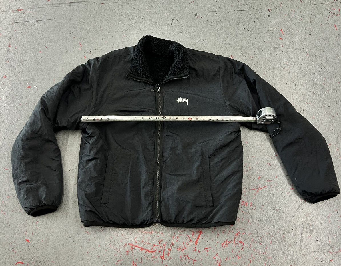 Stussy Stüssy Black Sherpa Reversible Jacket Size Large Size US L / EU 52-54 / 3 - 8 Thumbnail