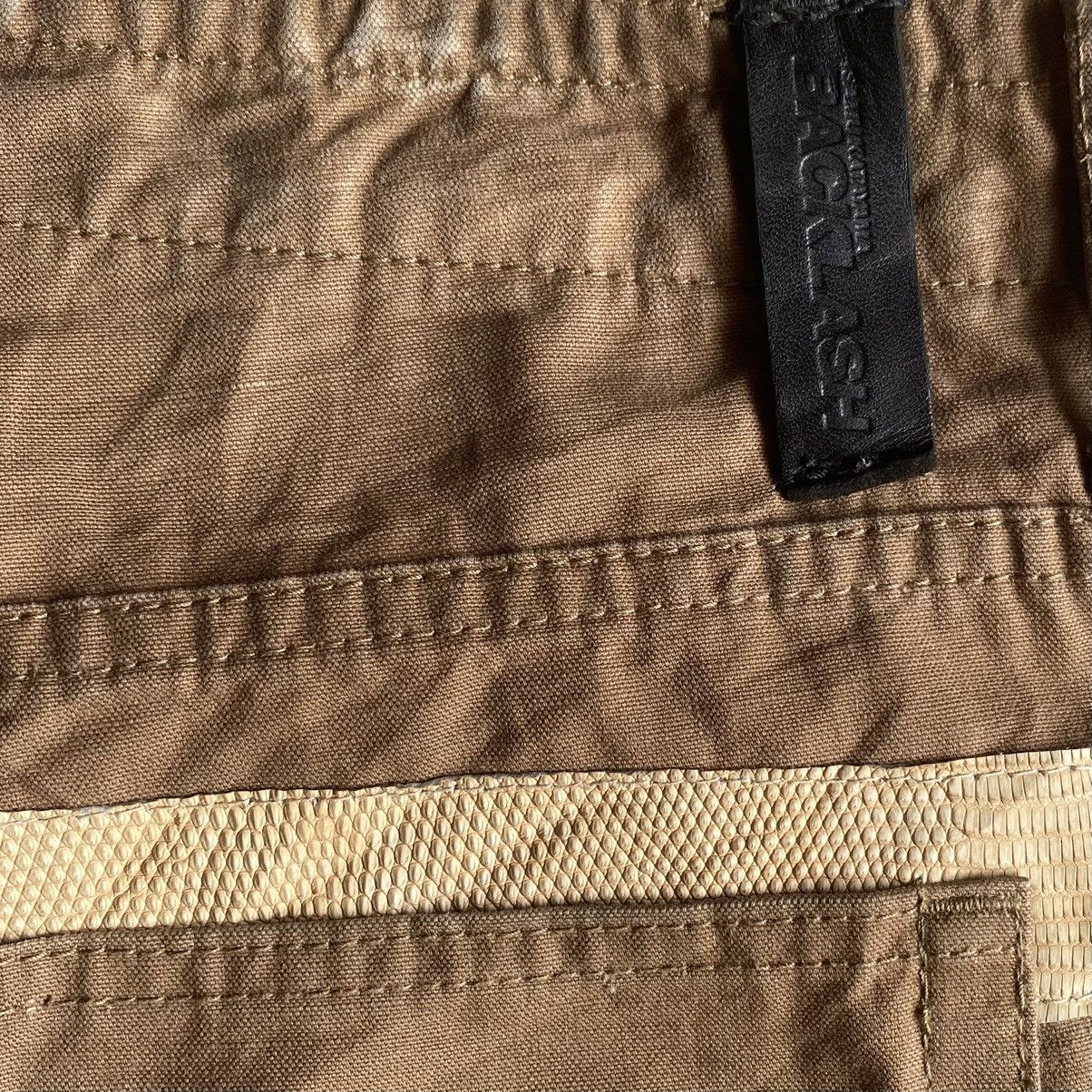 Isamu Katayama Backlash Lizard Patch Bootcut Pants Size US 34 / EU 50 - 11 Thumbnail
