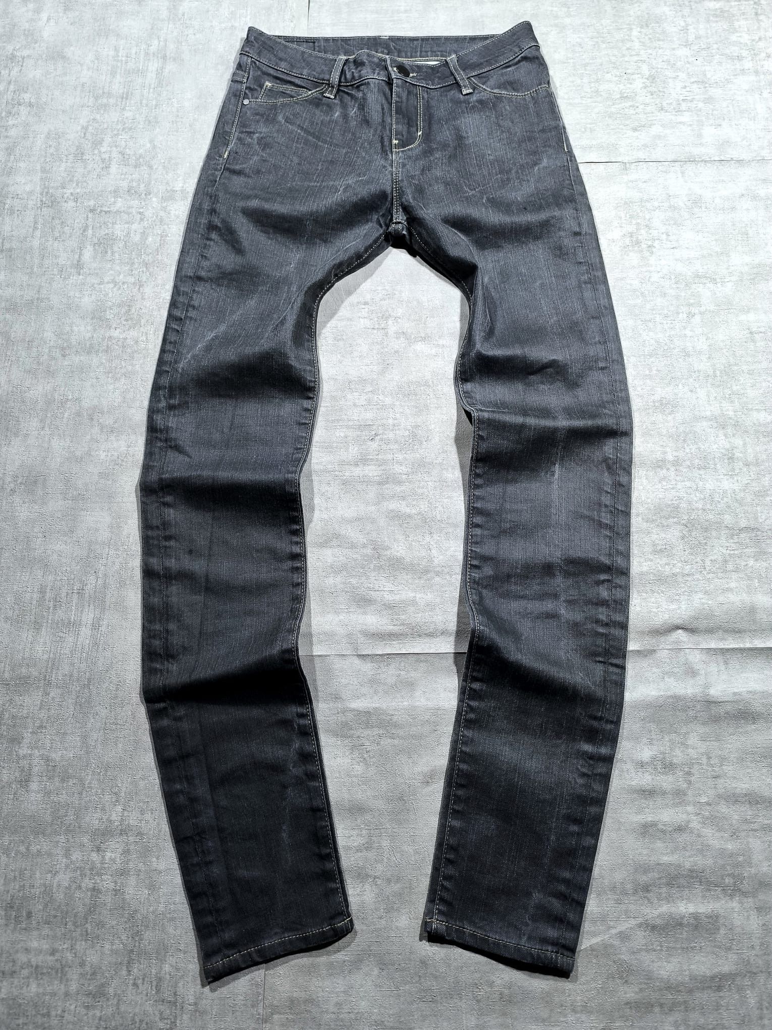 Other hedi type faded wax jeans Size 27" / US 4 / IT 40 - 1 Thumbnail