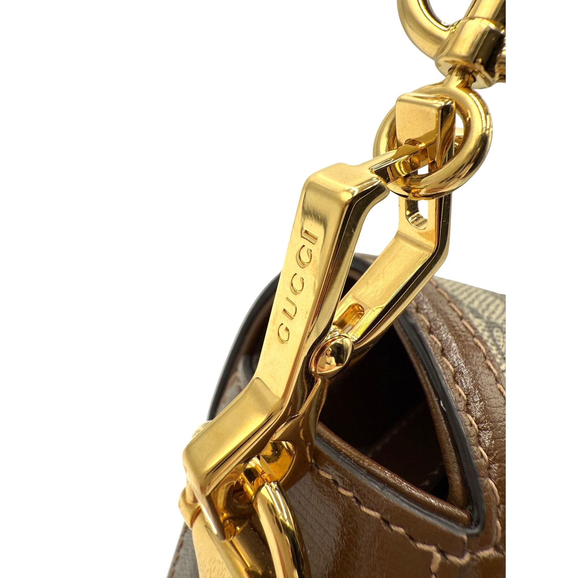 Gucci Gucci Crossbody Bag With Adjustable Strap & Monogram Canvas Size ONE SIZE - 8 Thumbnail