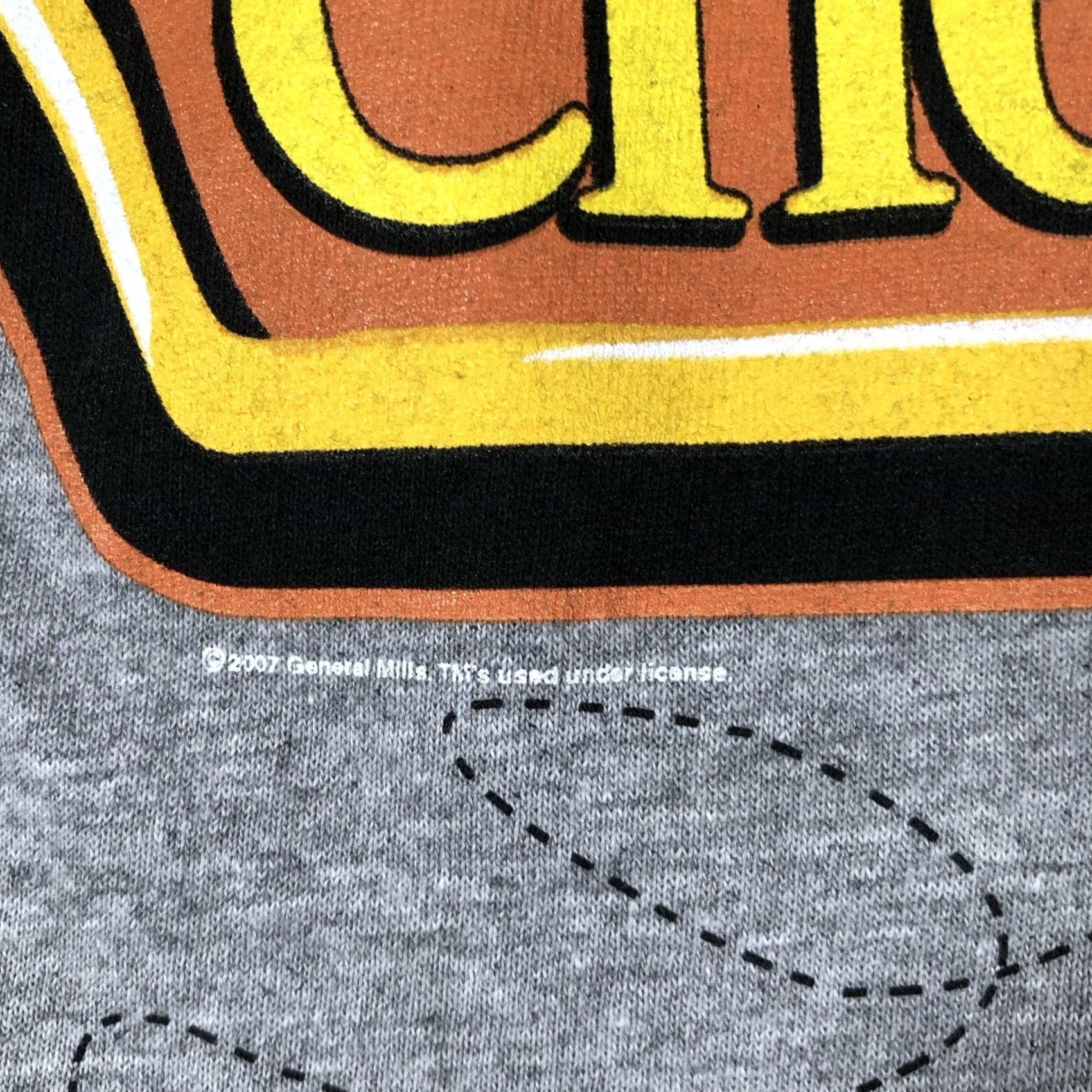 Delta VINTAGE Honey Nut Cheerios Bee Logo Tshirt Y2K 2007 General Mills Men T-Shirt Gray M Logo Mens Size US M / EU 48-50 / 2 - 3 Thumbnail