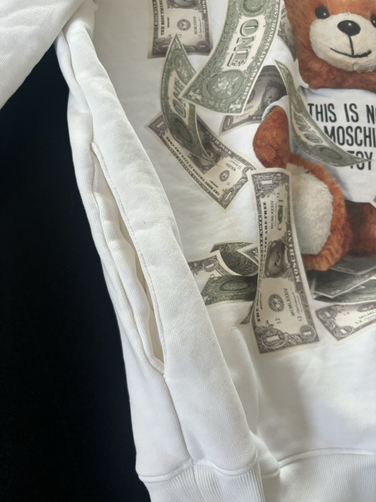 Moschino Moschino Teddy logo dollar hoodie Size US M / EU 48-50 / 2 - 4 Thumbnail