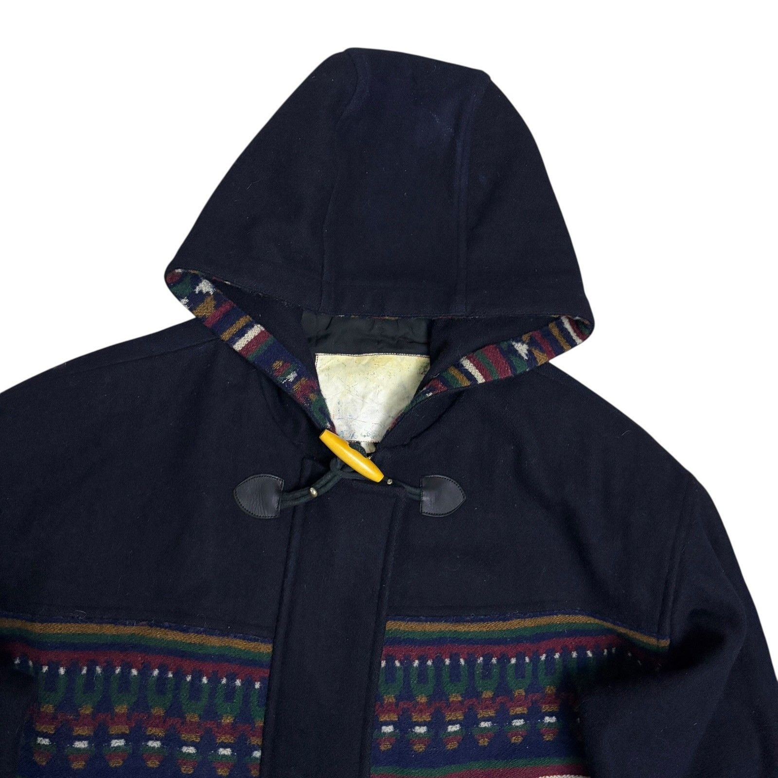 Vintage VINTAGE INUIT WOOL Retro Winter Pea Coat Womens Medium Size M / US 6-8 / IT 42-44 - 2 Thumbnail