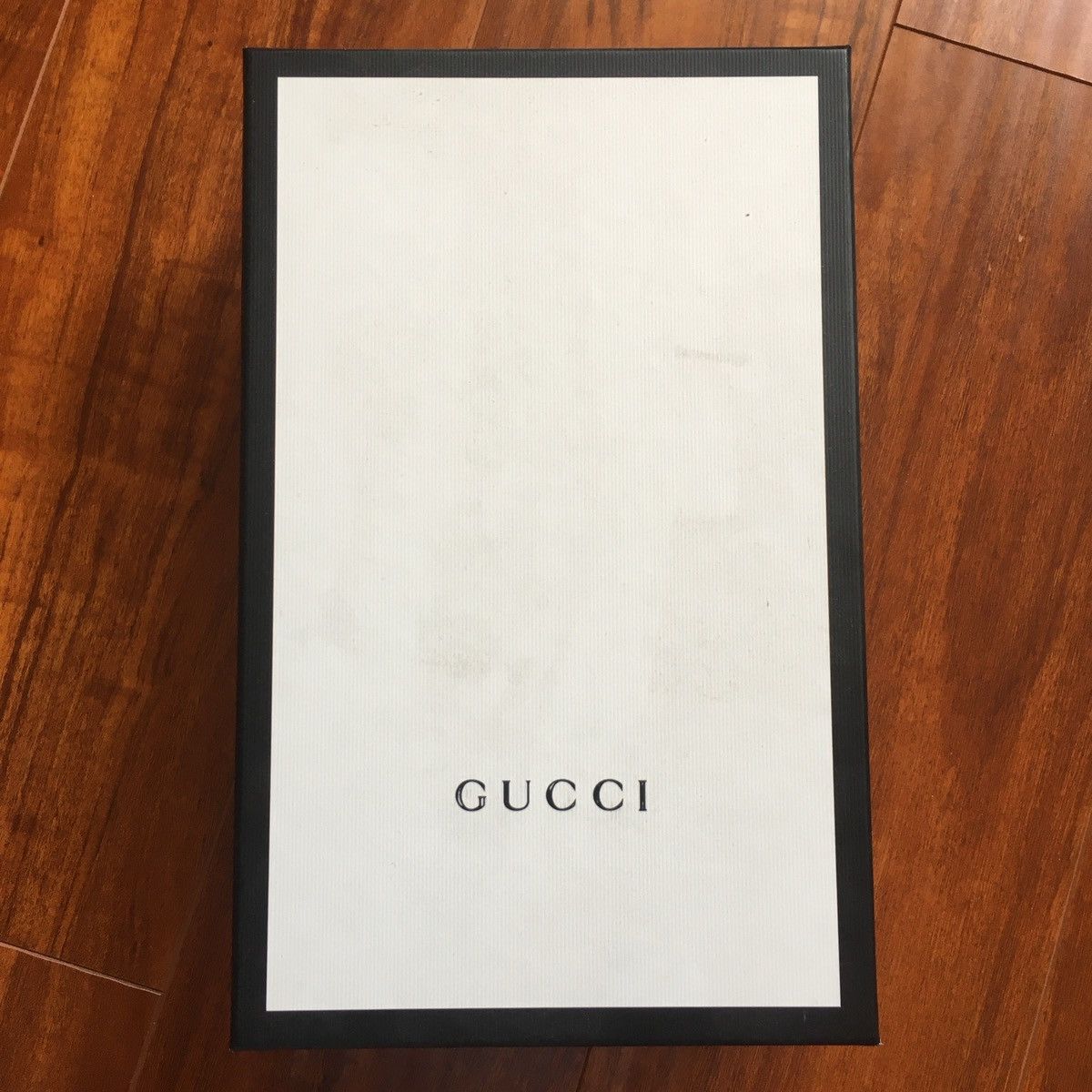 Gucci Classic Black and White Empty Shoe Storage Gift Box