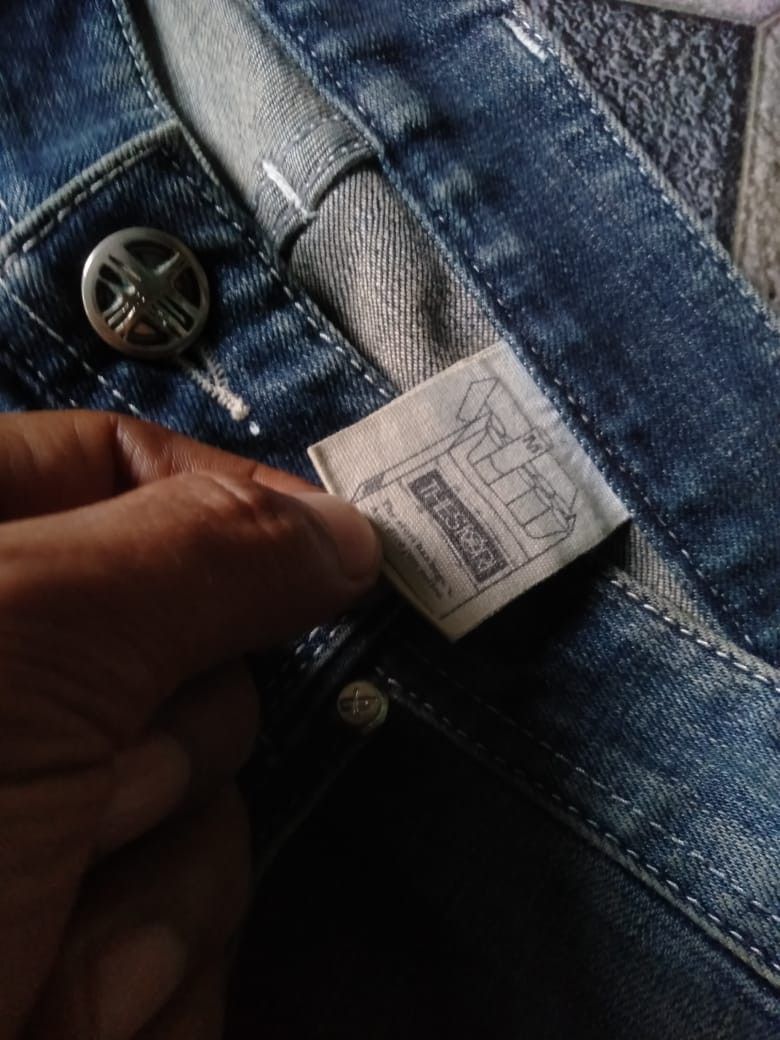 Japanese Brand The Stori Denim Jeans Distrassed Size US 31 - 3 Thumbnail